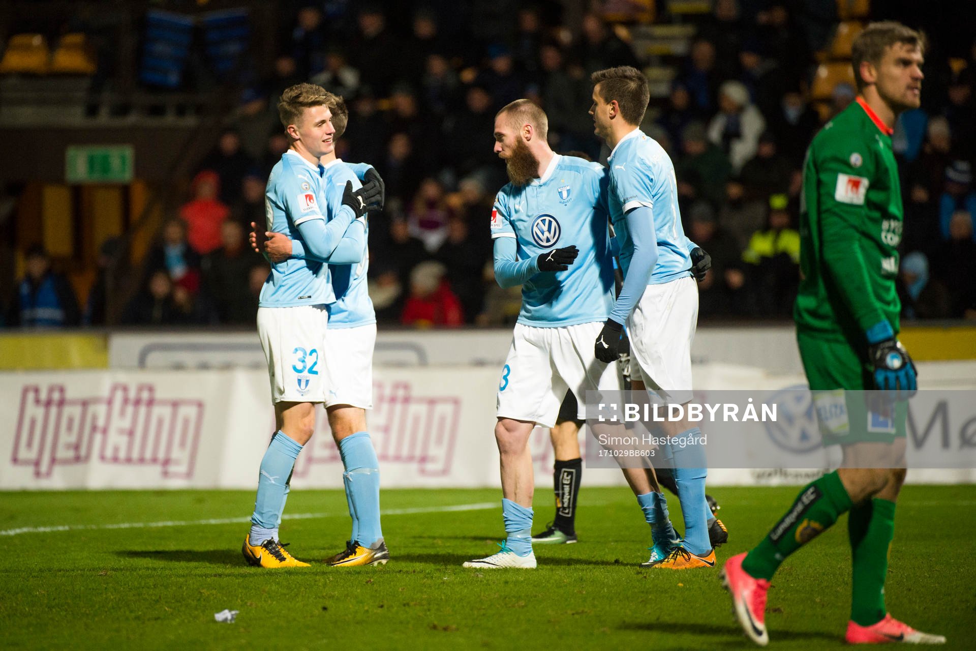 Malmö FFs Mattias Svanberg , Jo Inge Berget , och