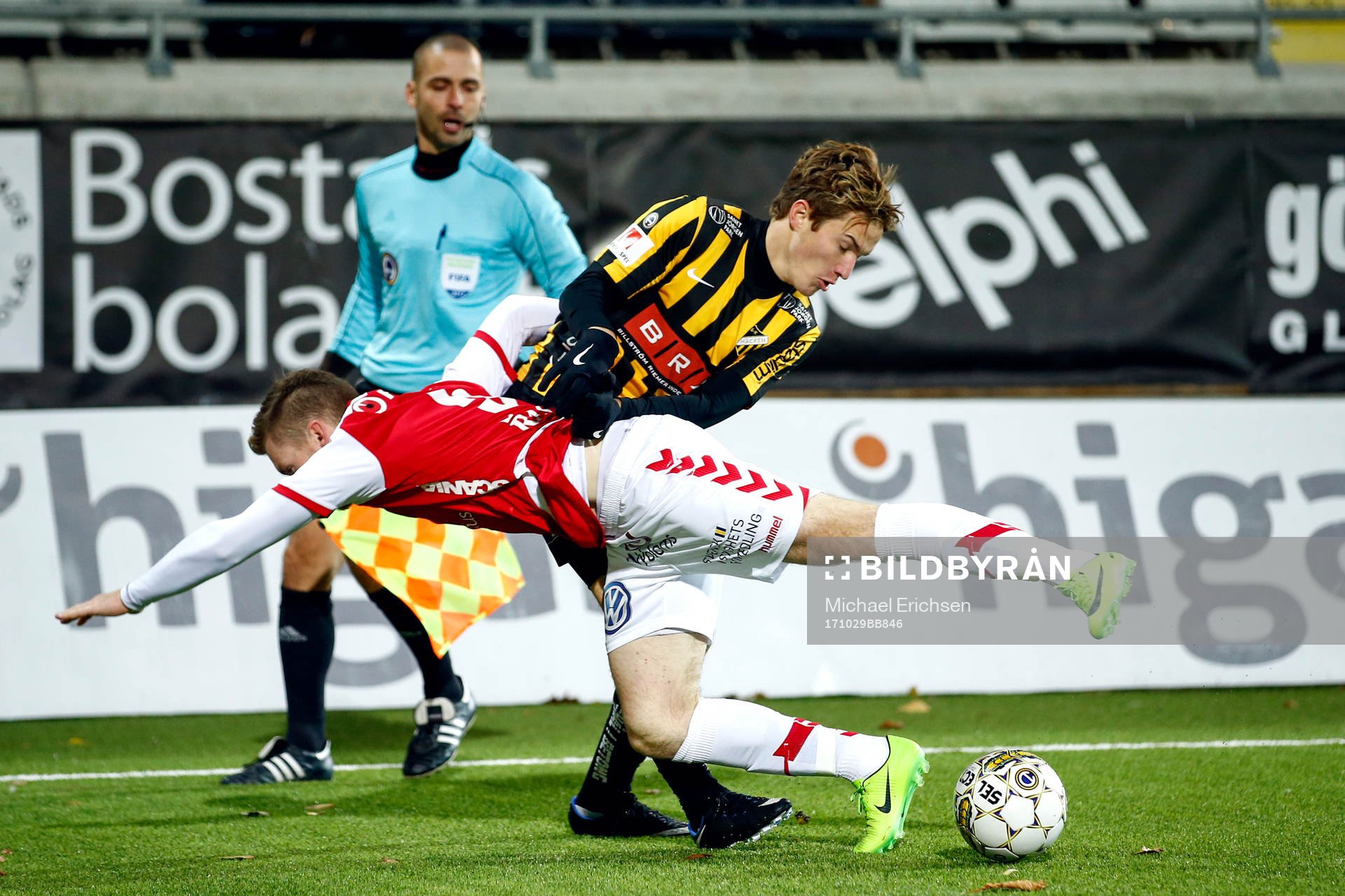 Häckens Jakob Lindström och Kalmars Victor Agardius