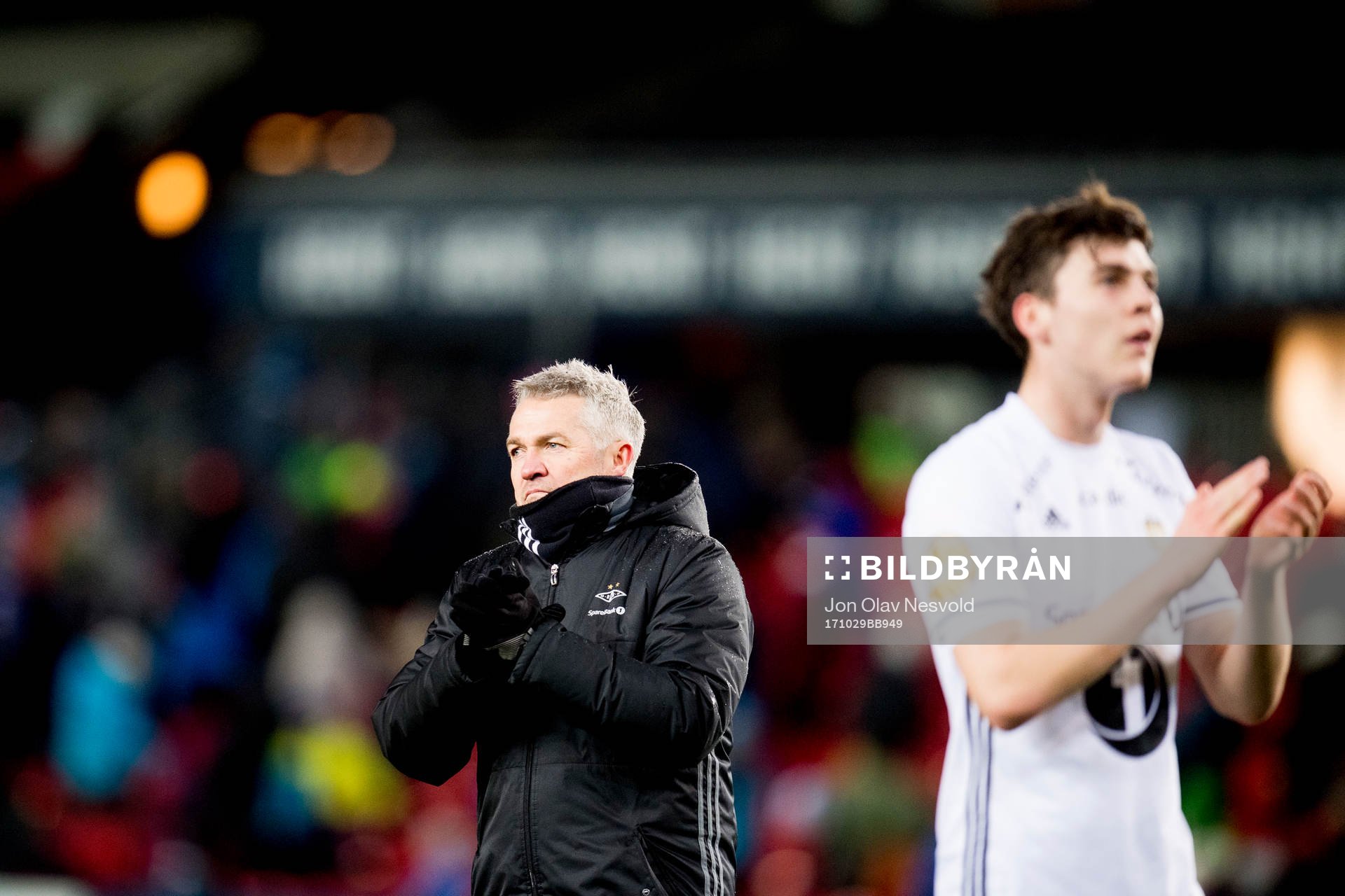 Kåre Ingebrigtsen, head coach of Rosenborg, looks dejected