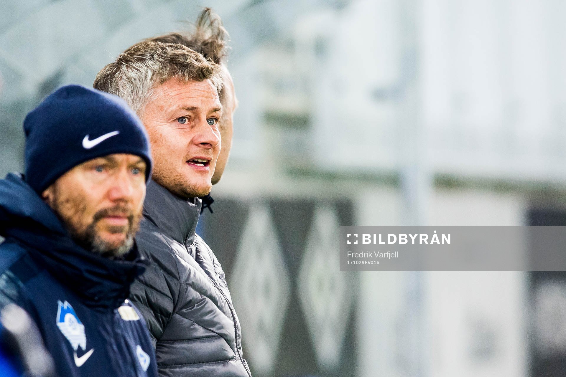Mark Dempsey, head coach and Ole Gunnar Solskjær, manager