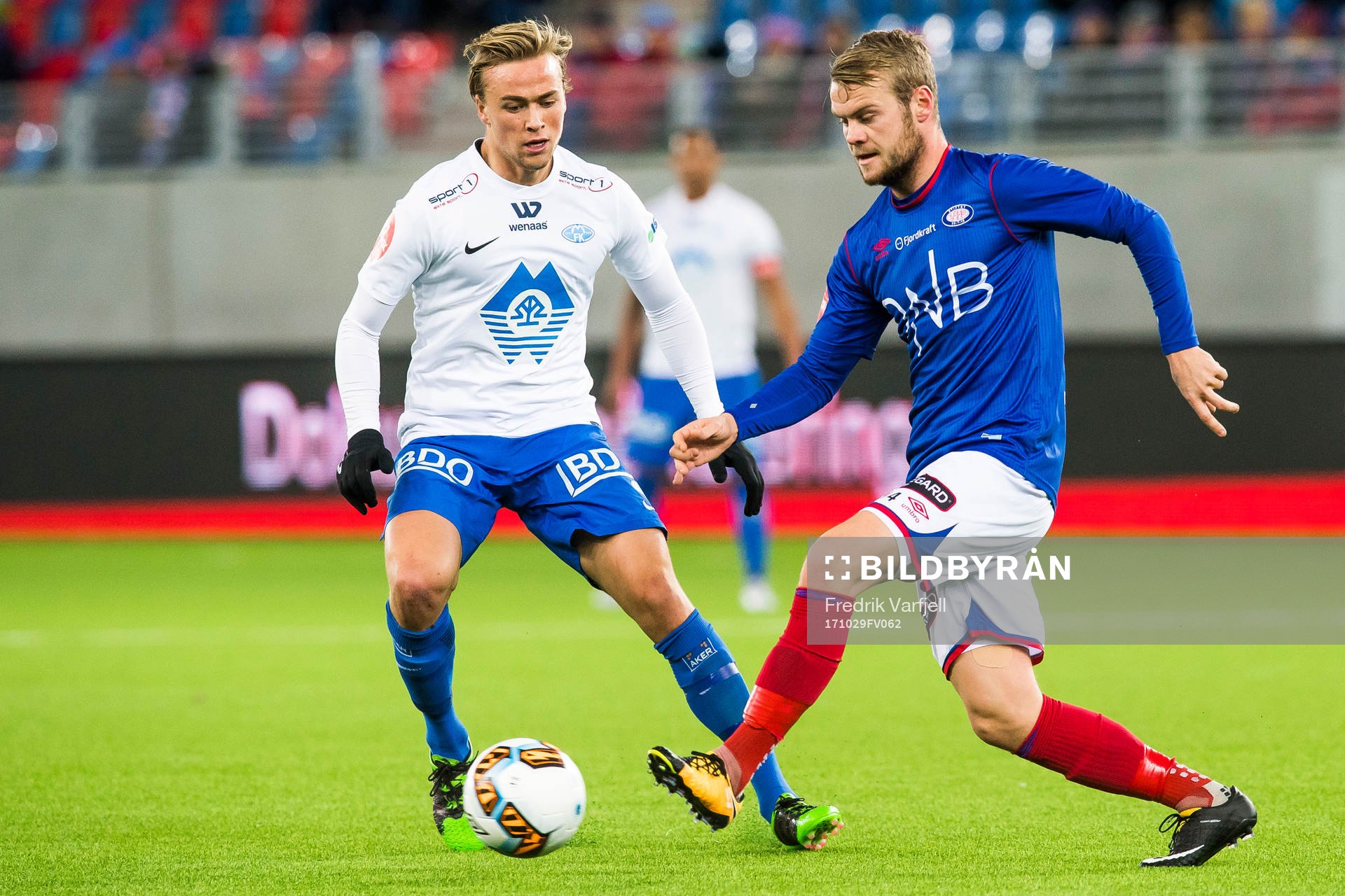 Martin Skjelbreid Ellingsen of Molde and Herman Sørby