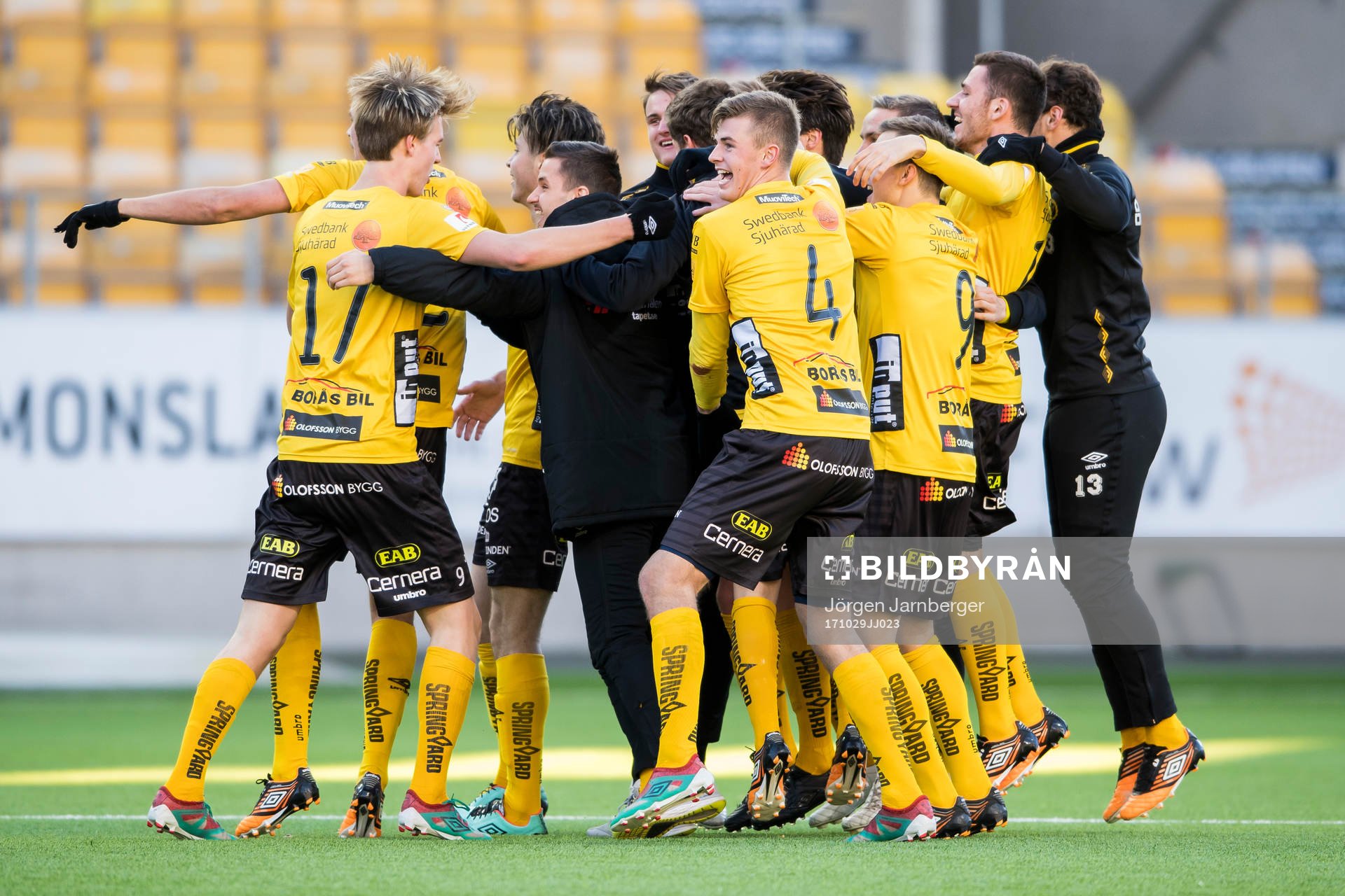 Elfsborgs spelare jublar