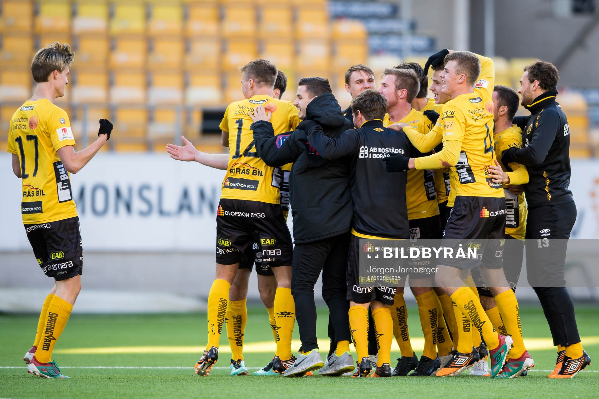 Elfsborgs spelare jublar