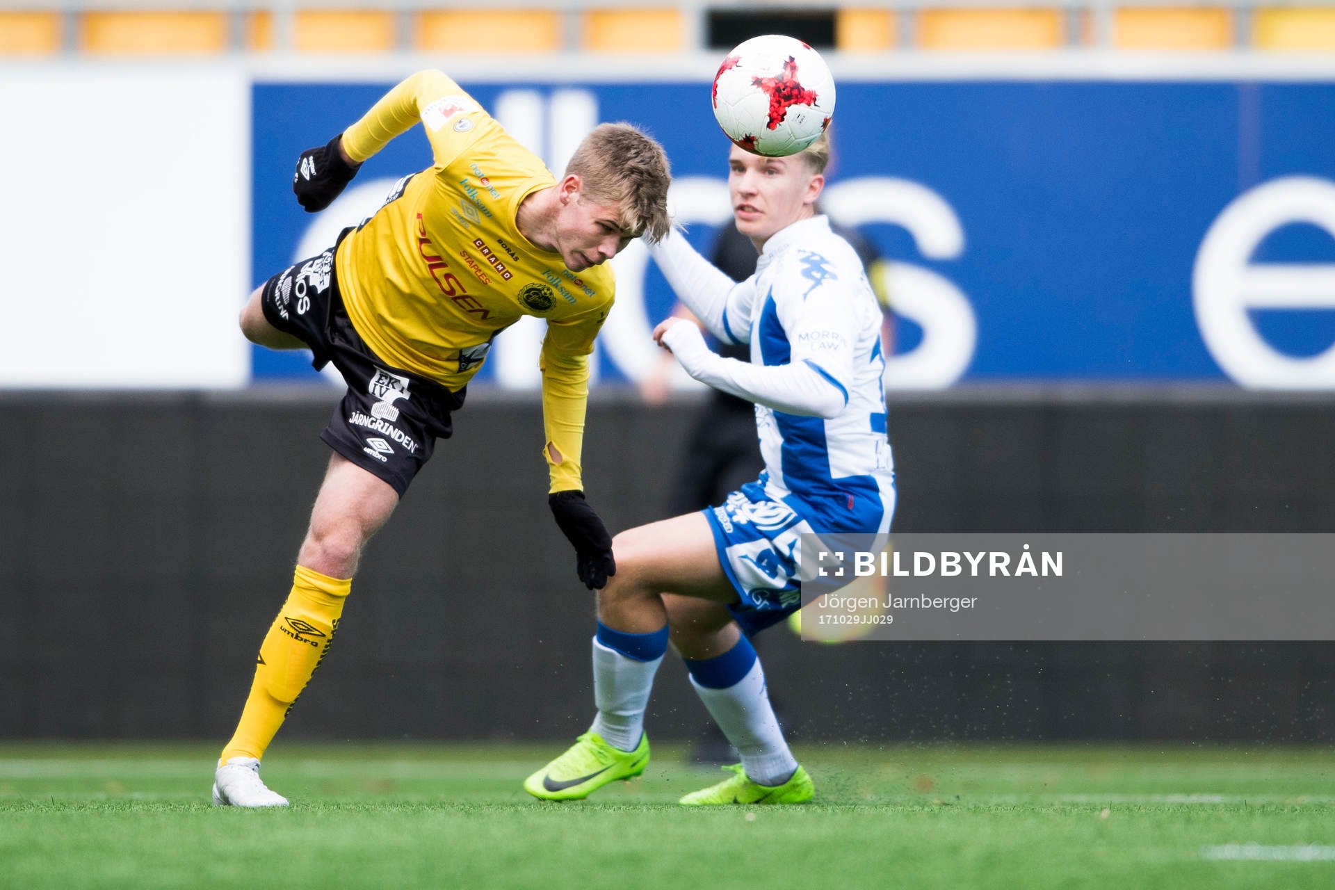 Elfsborgs Anton Thorsson och IFK Göteborgs Edvin Dahlqvist
