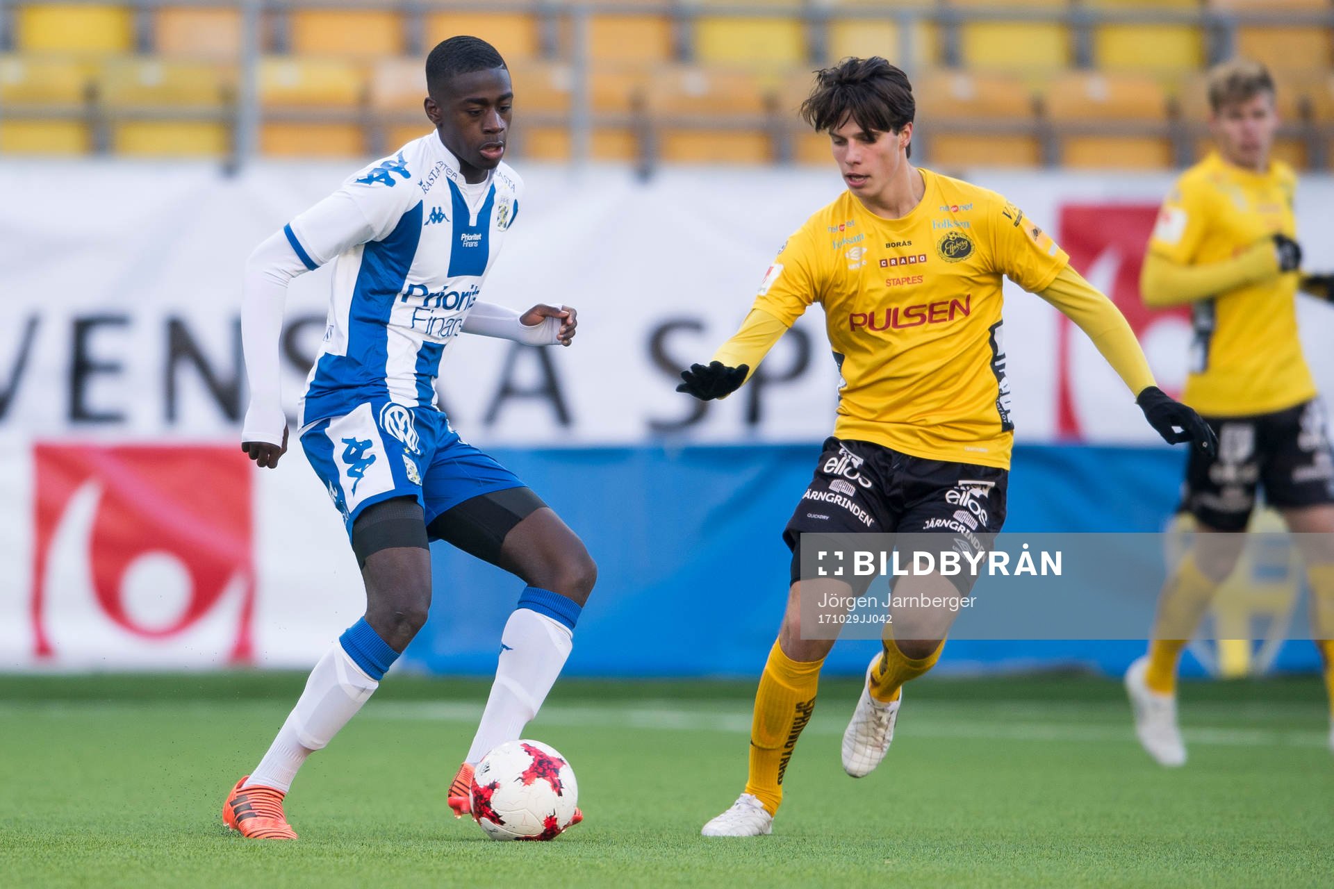 IFK Göteborgs Adil Titi och Elfsborgs Joakim Engström