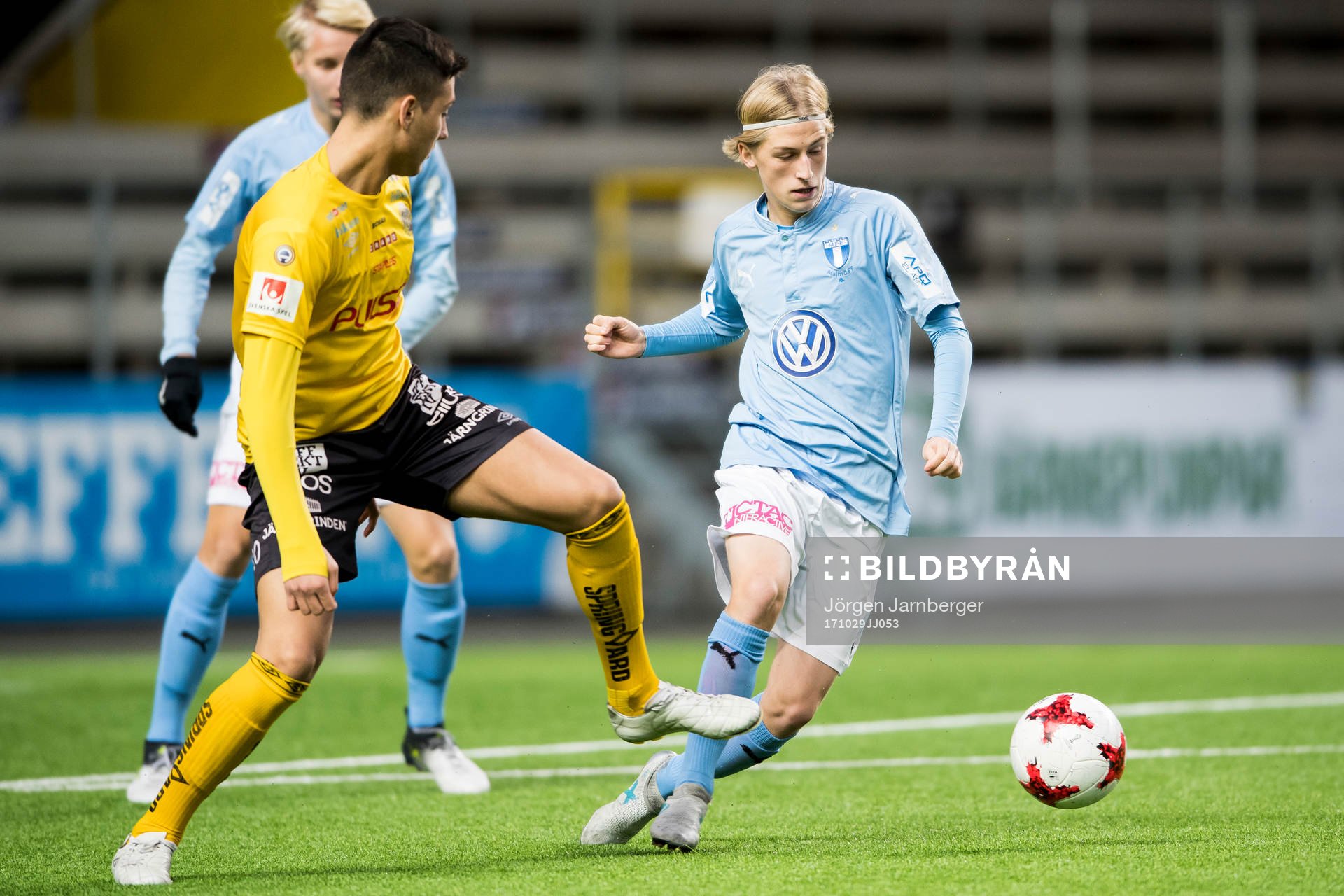 Malmö FF’s Albin Sundgren och Elfsborgs Aleksandar