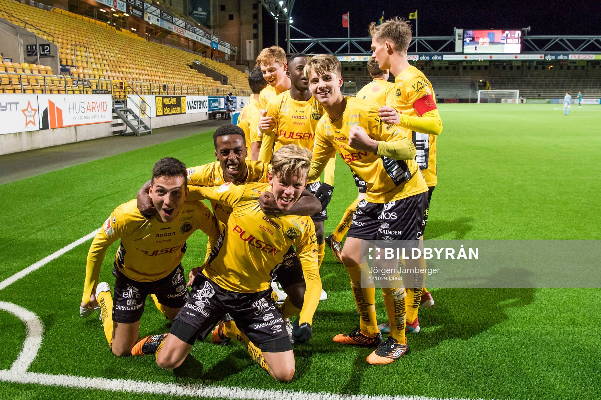 Elfsborgs spelare jublar