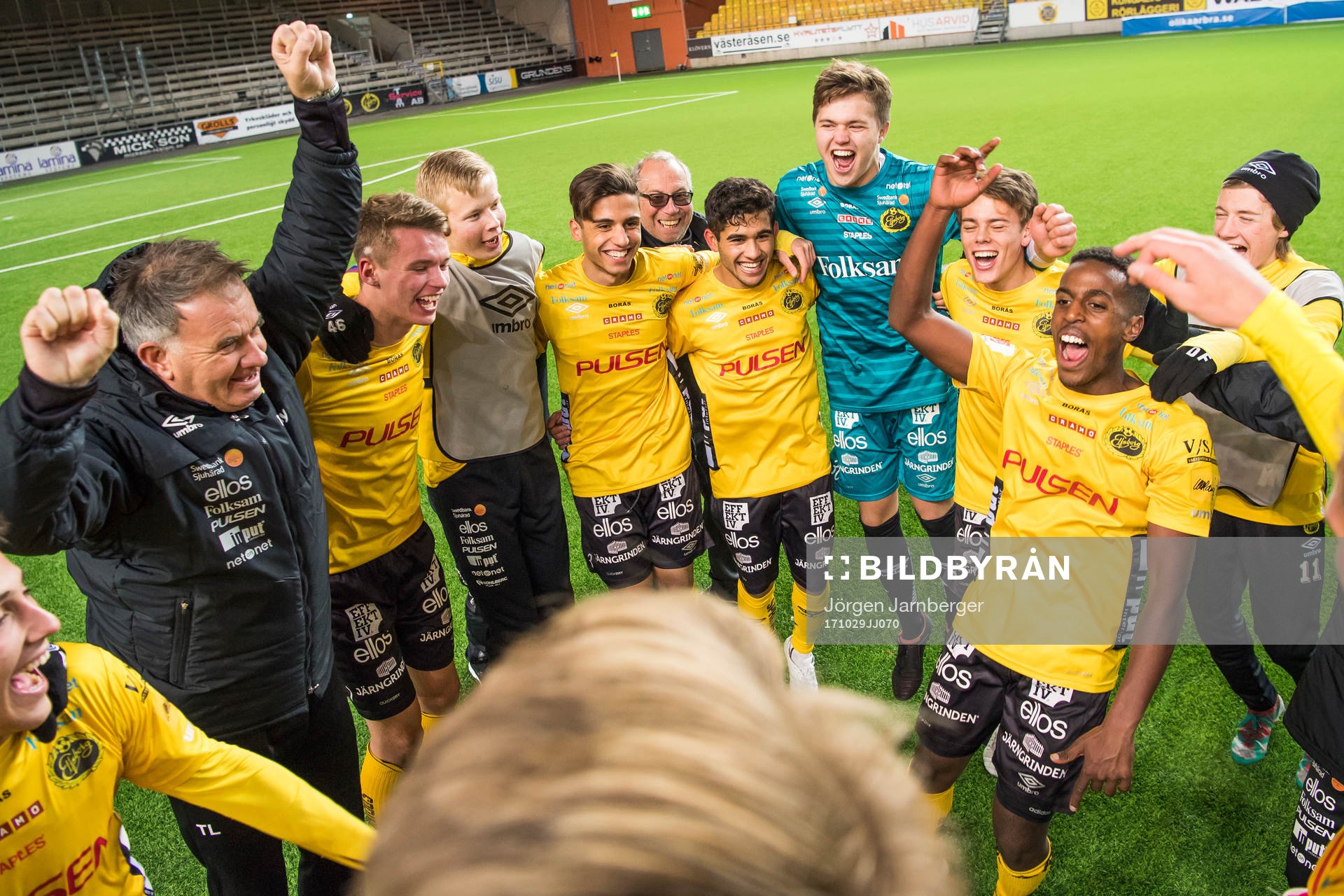 Elfsborgs spelare jublar