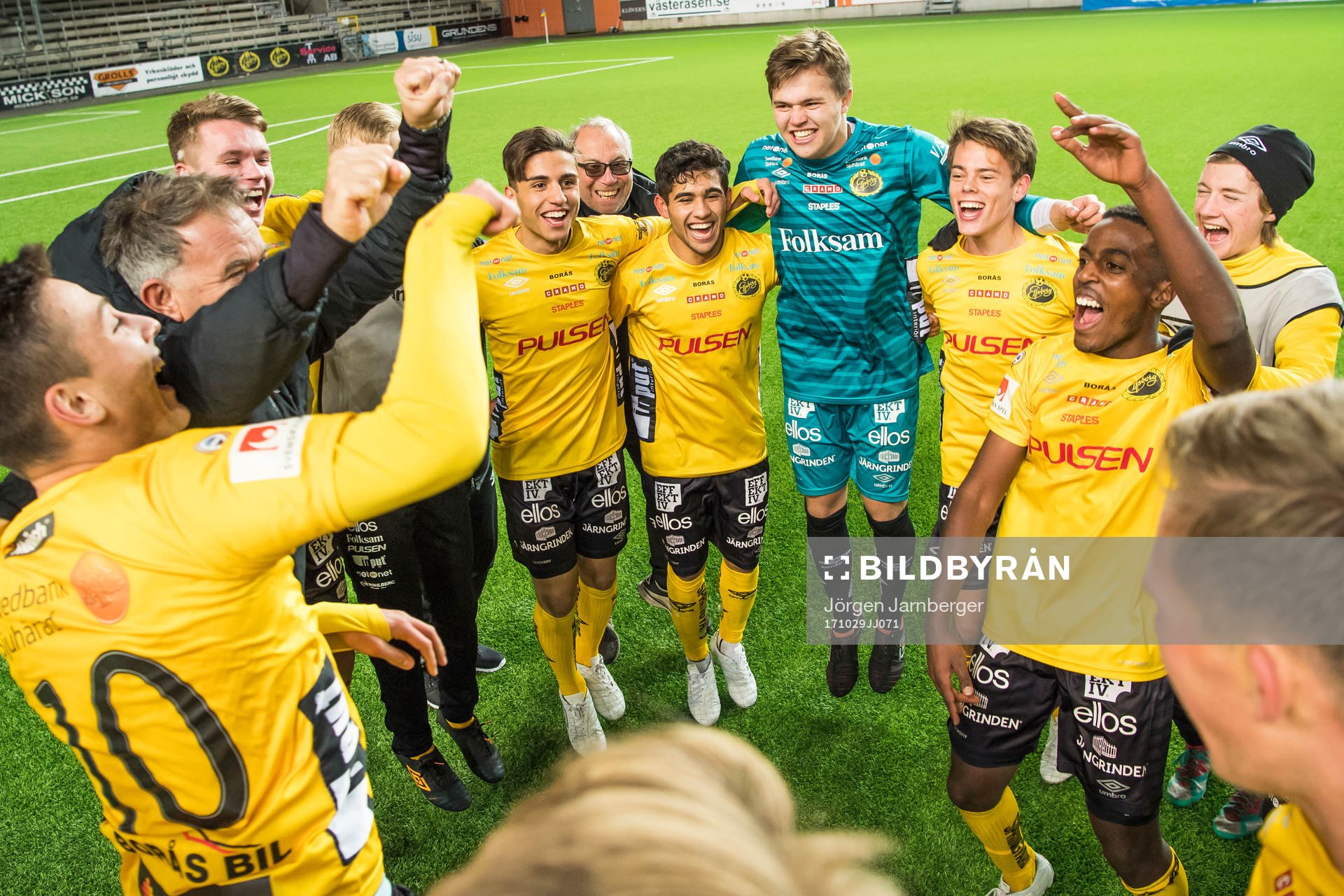 Elfsborgs spelare jublar