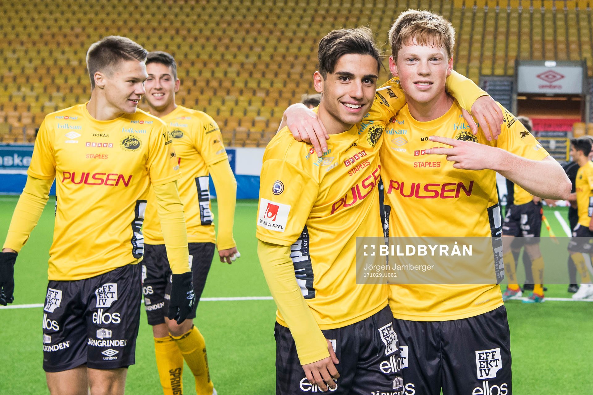 Elfsborgs Makwan Sawsani och Jesper Sandberg Hesselgren