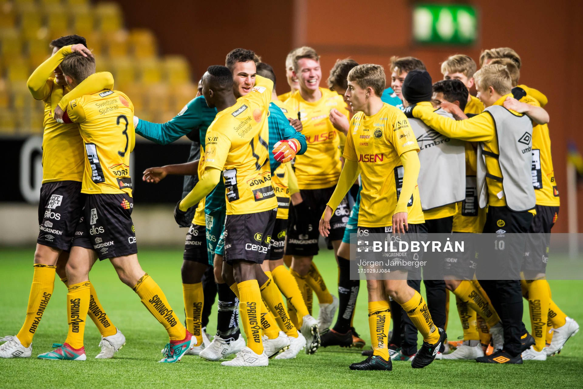 Elfsborgs spelare jublar