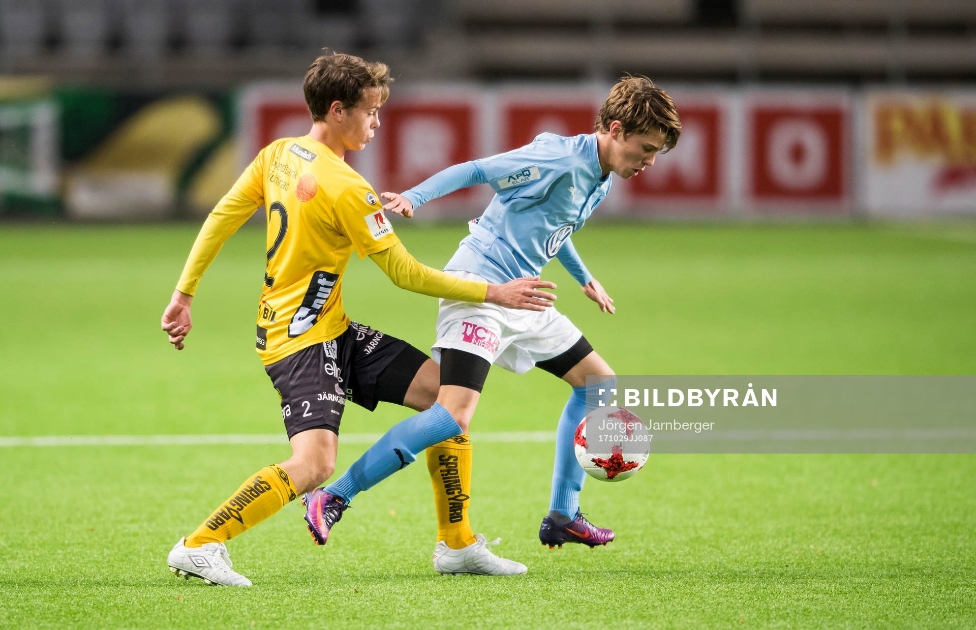 Malmö FF’s Jesper Dickman och Elfsborgs Joel Wiktorsson