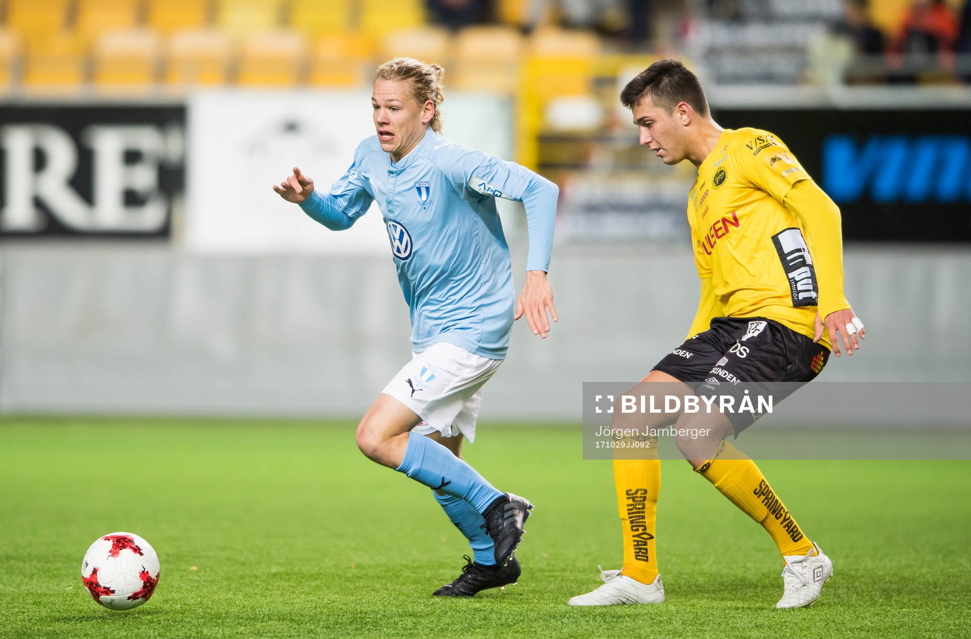 Malmö FF’s Melker Nilsson och Elfsborgs Aleksandar