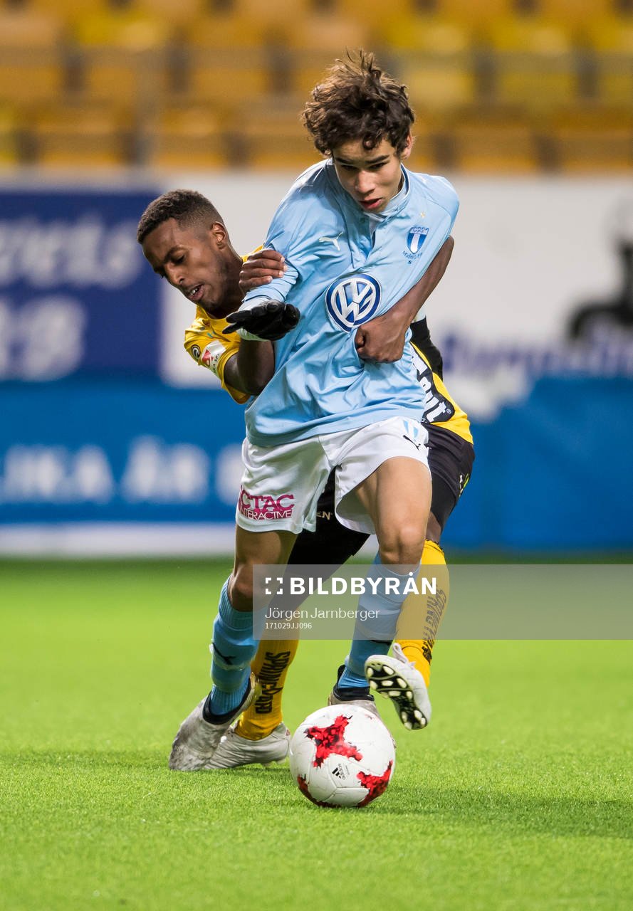 Malmö FF’s Yasin El Harrab och Elfsborgs Nattnael Zerai