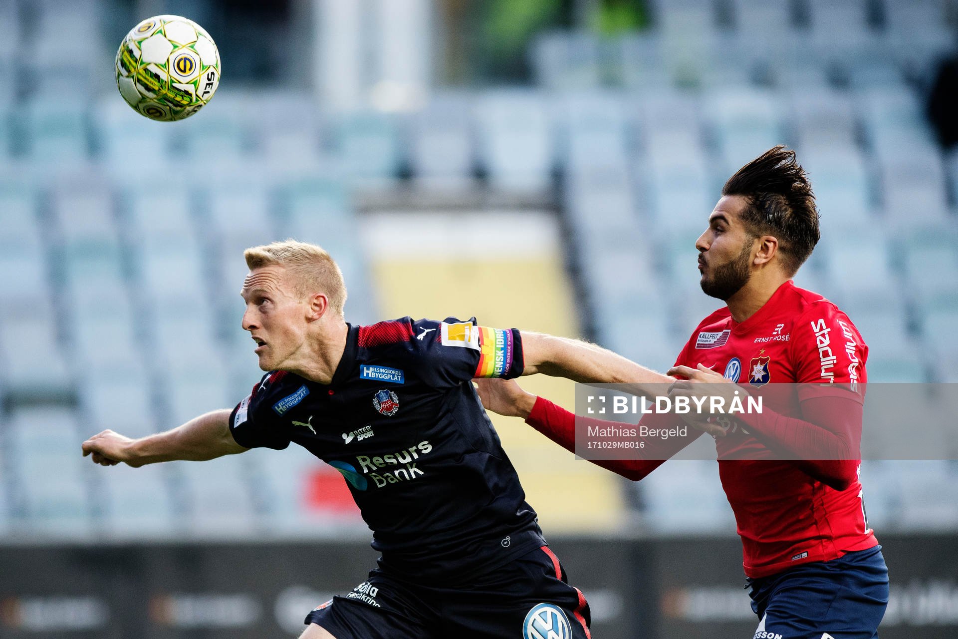 Helsingborgs Peter Larsson och Örgrytes William Atashkadeh