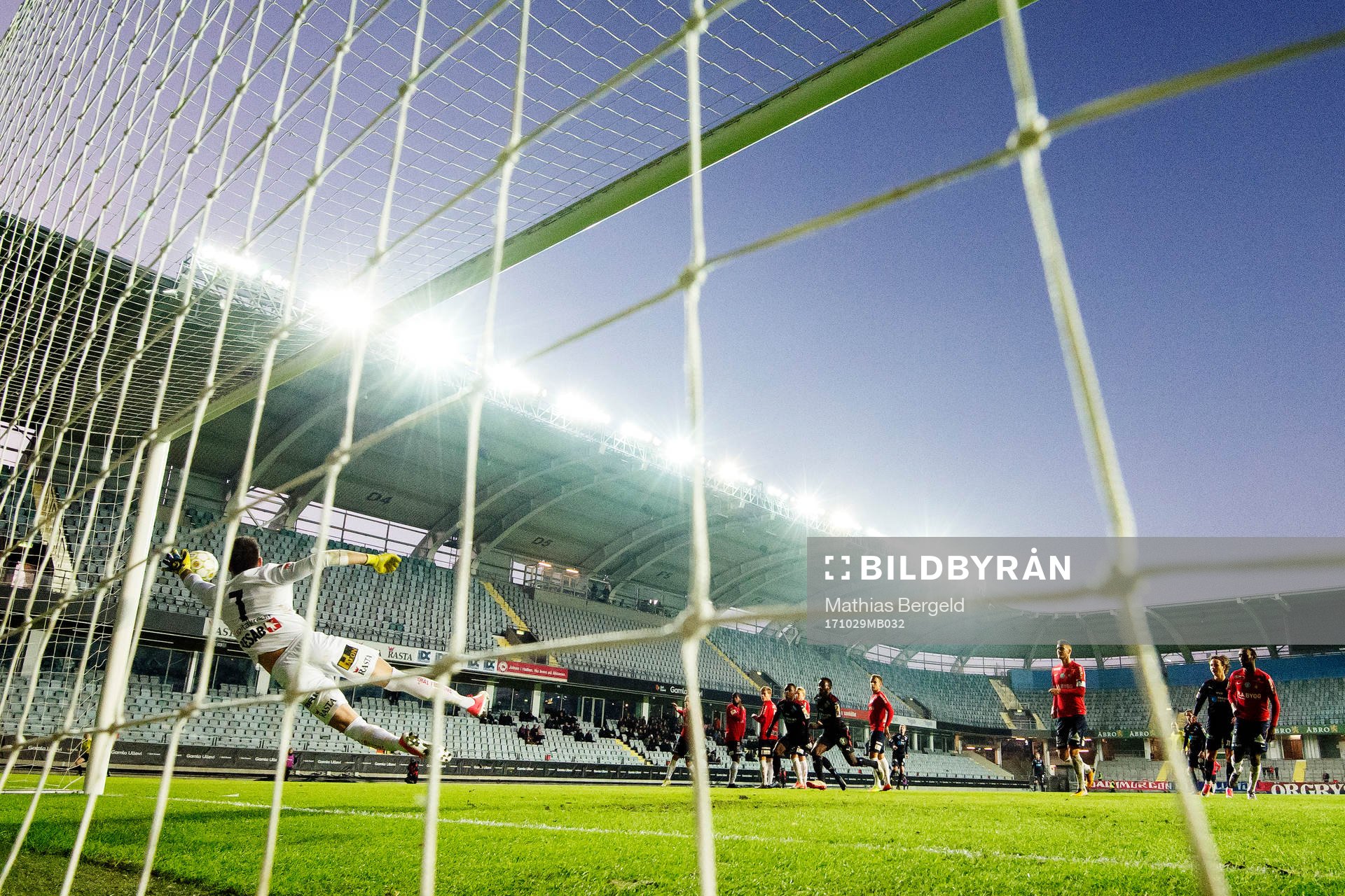 Helsingborgs Darijan Bojanic (ej i bild) gör 0-3 på
