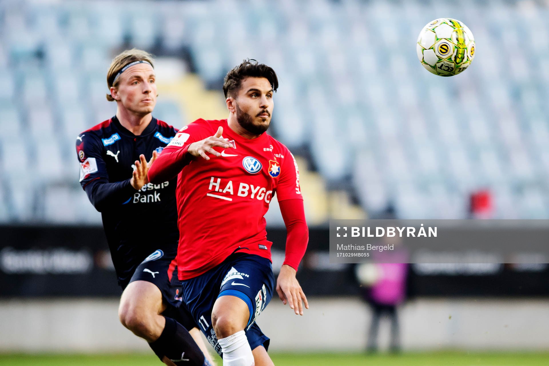 Helsingborgs Carl Johansson och Örgrytes William Atashkadeh