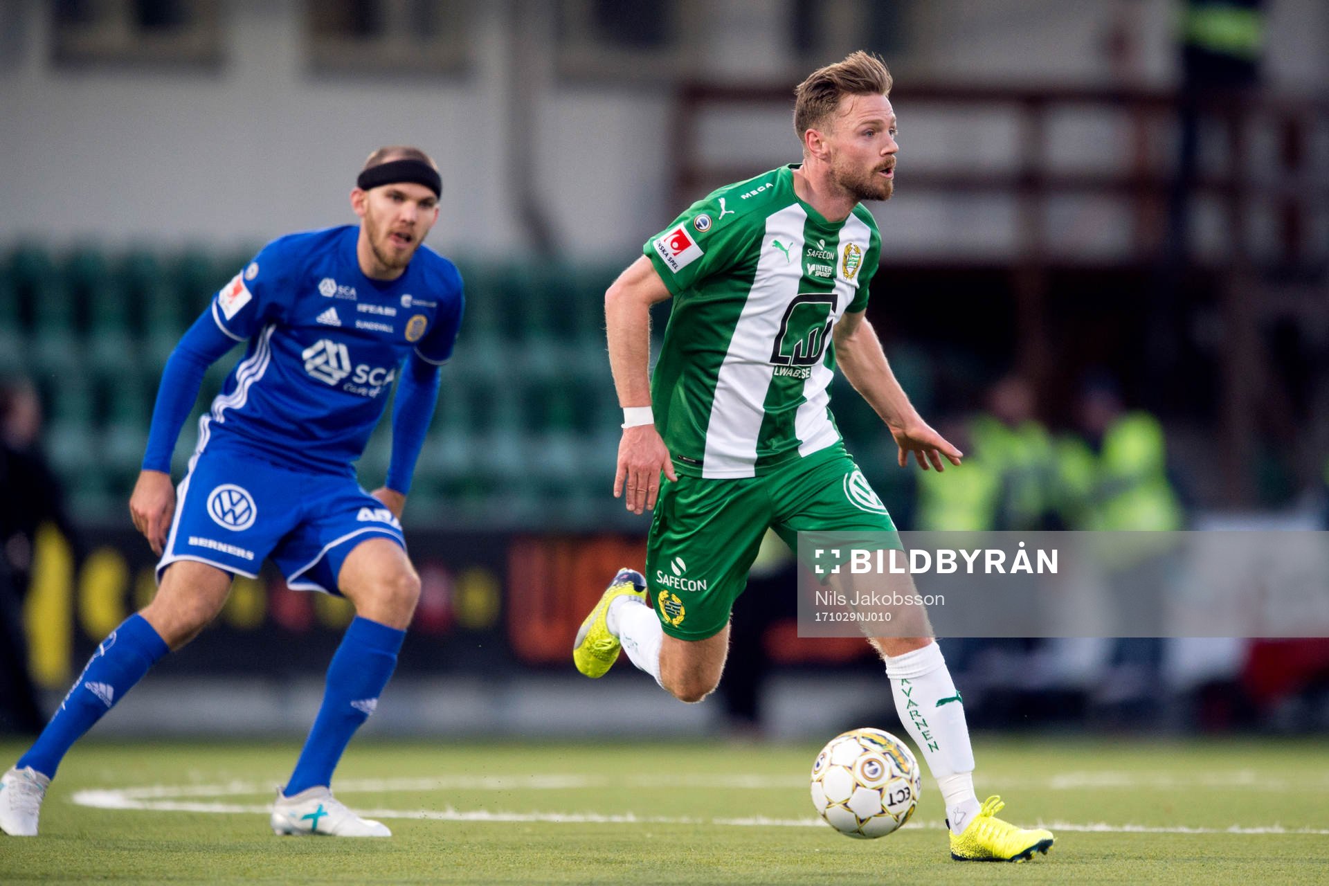 Sundsvalls Marcus Danielson och Hammarbys Arnór Smárason