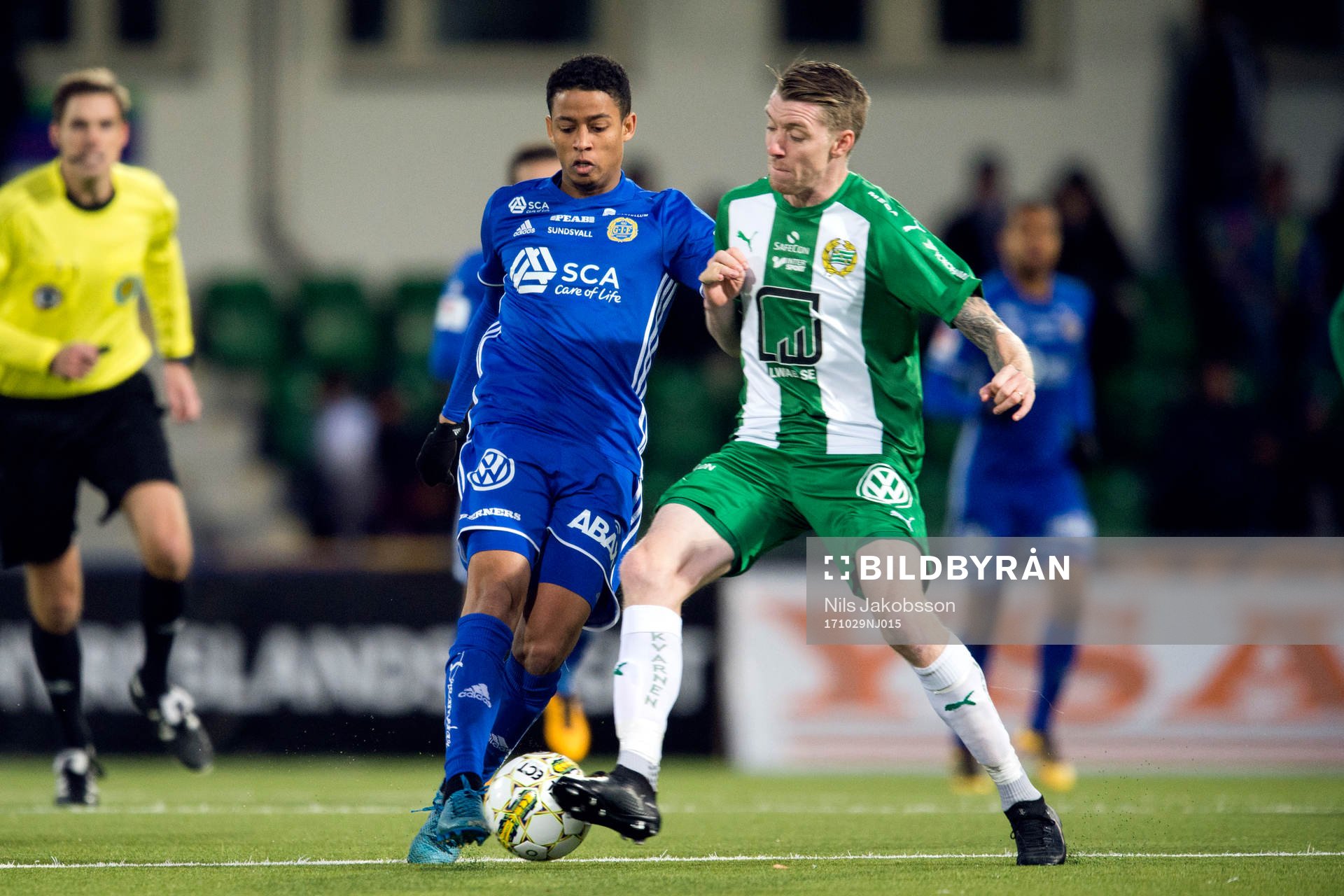 Sundsvalls Jonathan Morsay och Hammarbys Birkir Már