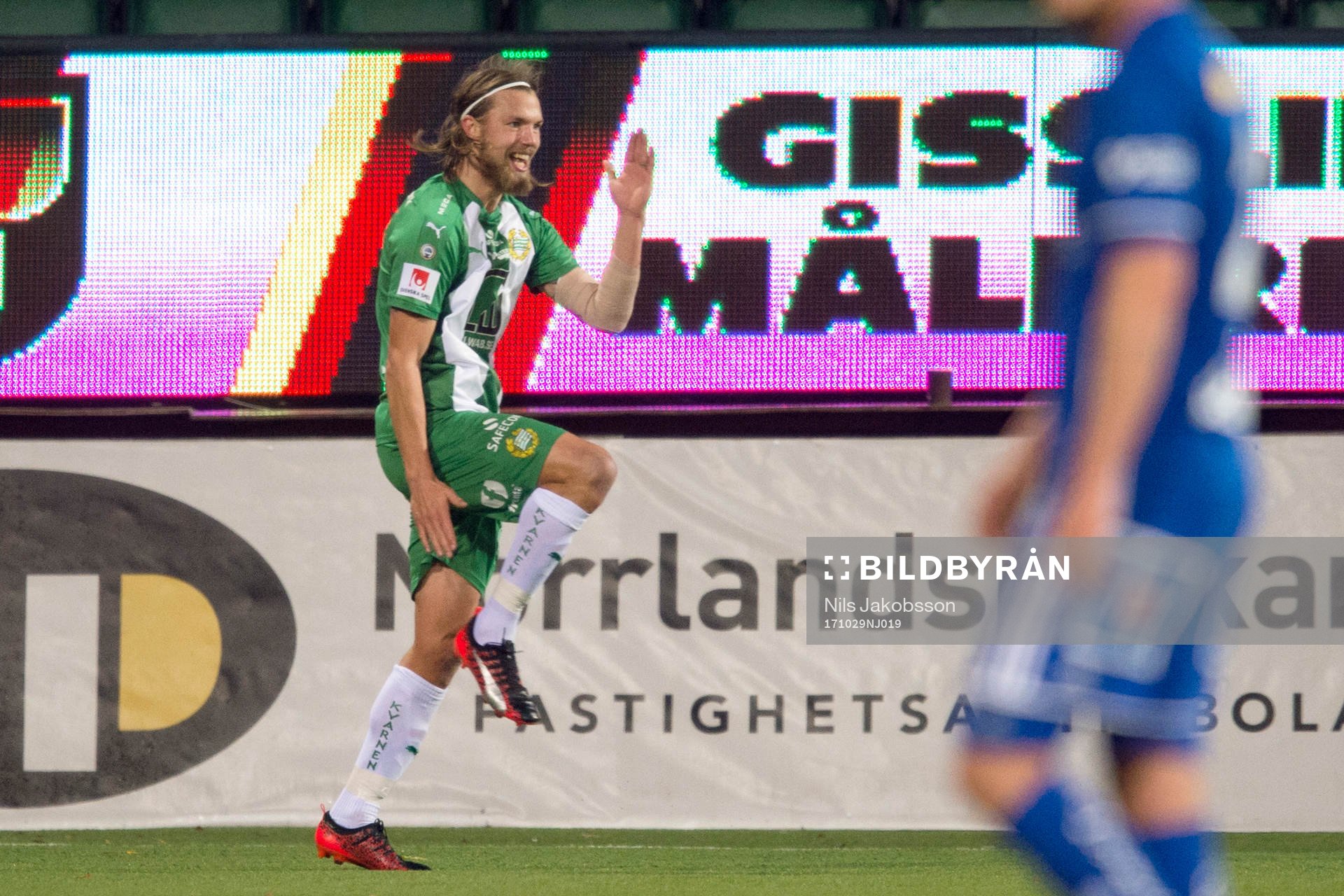 Hammarbys Björn Paulsen jublar