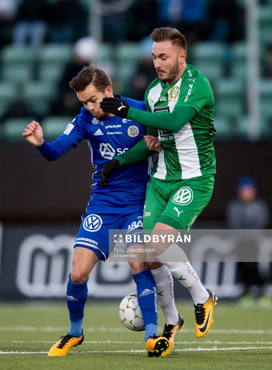 Sundsvalls Kristinn Steindorsson och Hammarbys Muamer