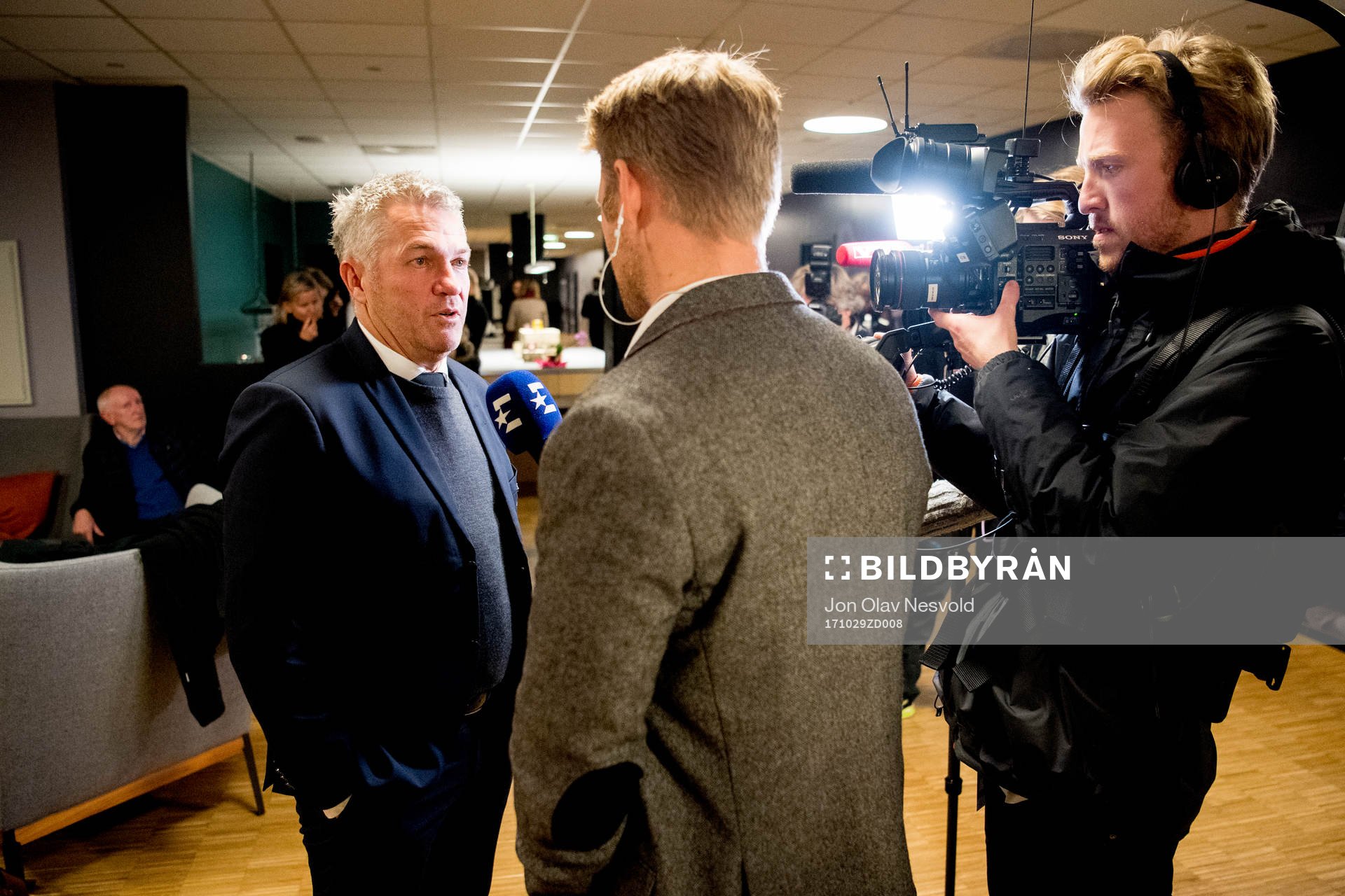 Kåre Ingebrigtsen, head coach of Rosenborg, after watching the match Vålerenga - Molde on television after the Eliteserien match between Rosenborg and Stabæk on October 29, 2017 in Trondheim.