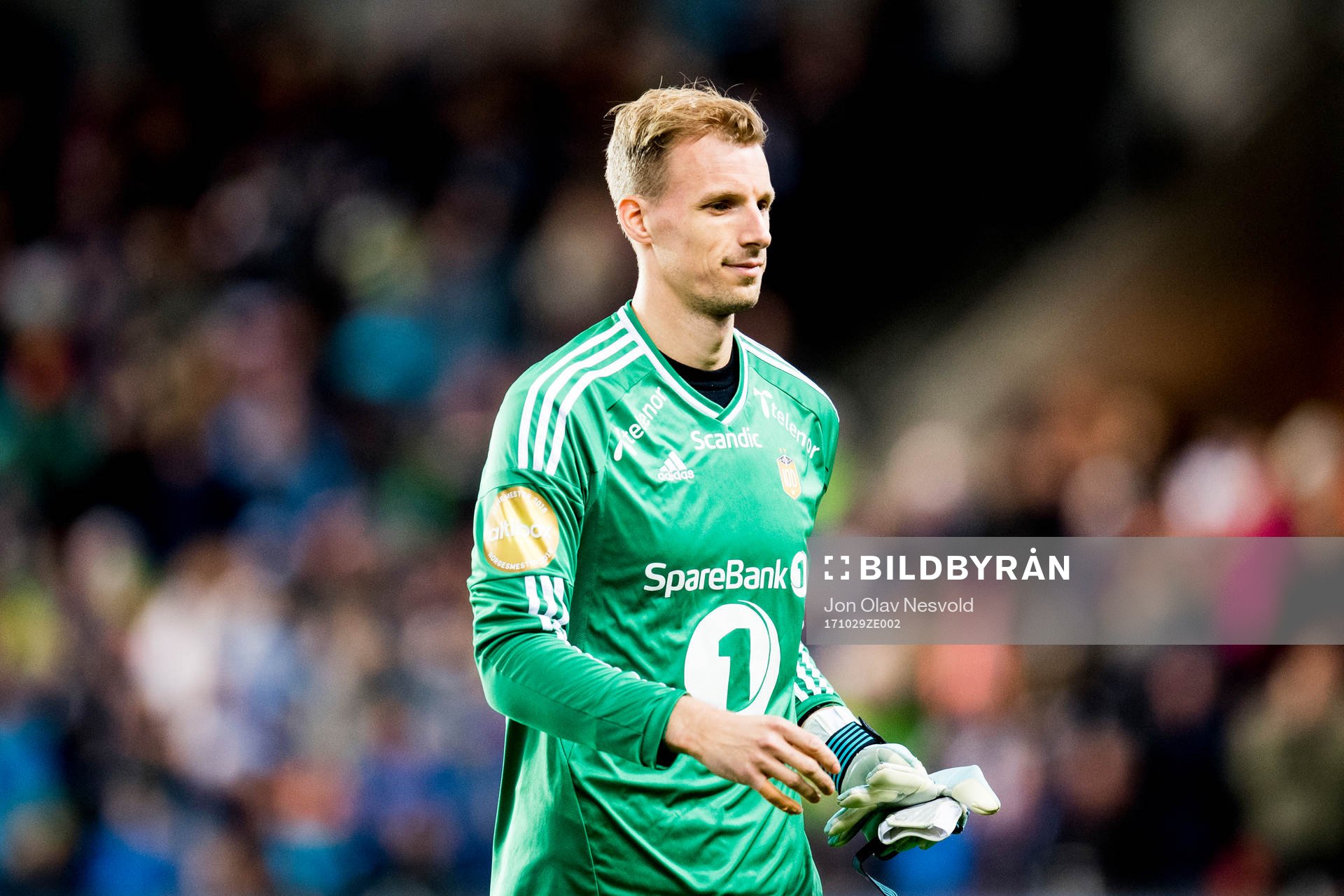 Goalkeeper André Hansen of Rosenborg