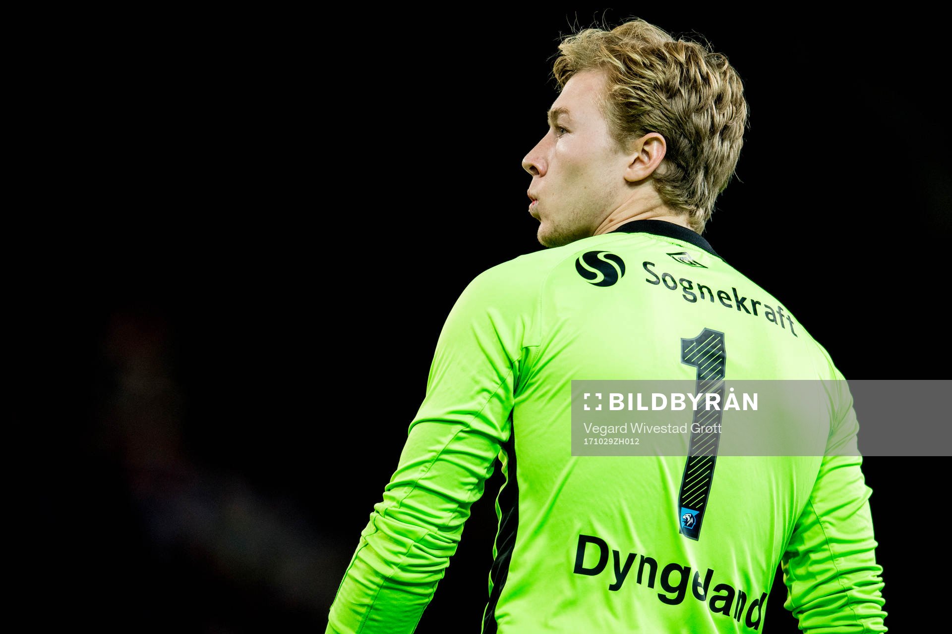 Goalkeeper Mathias Dyngeland of Sogndal