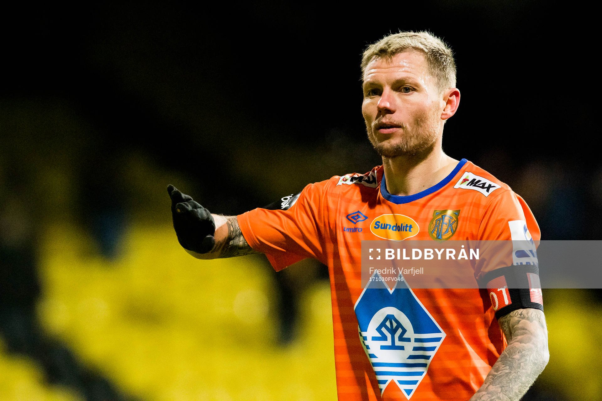 Bjørn Helge Semundseth Riise of Aalesund looks dejected