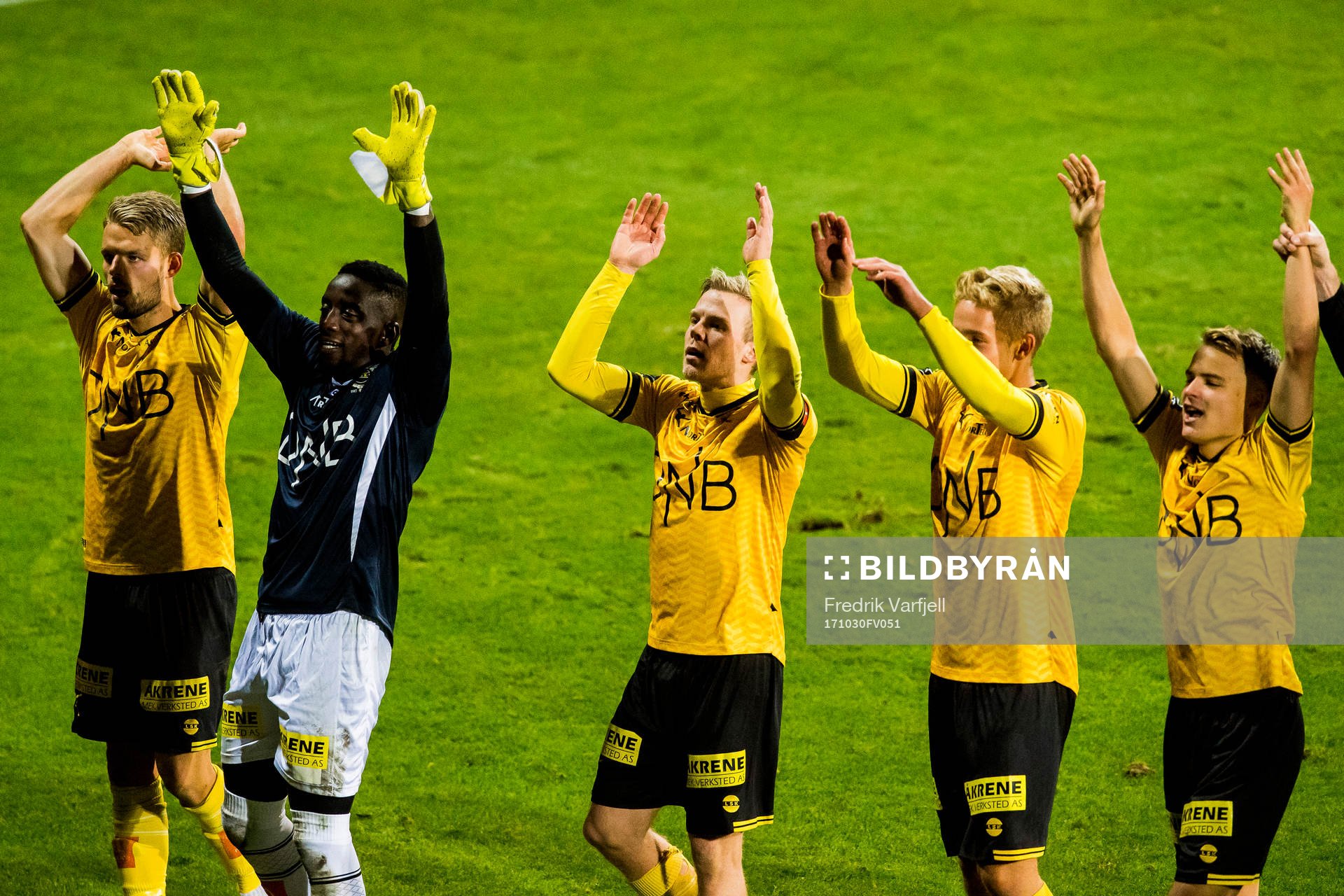 Mats Haakenstad, goalkeeper Arnold Otieno Origi, Erling