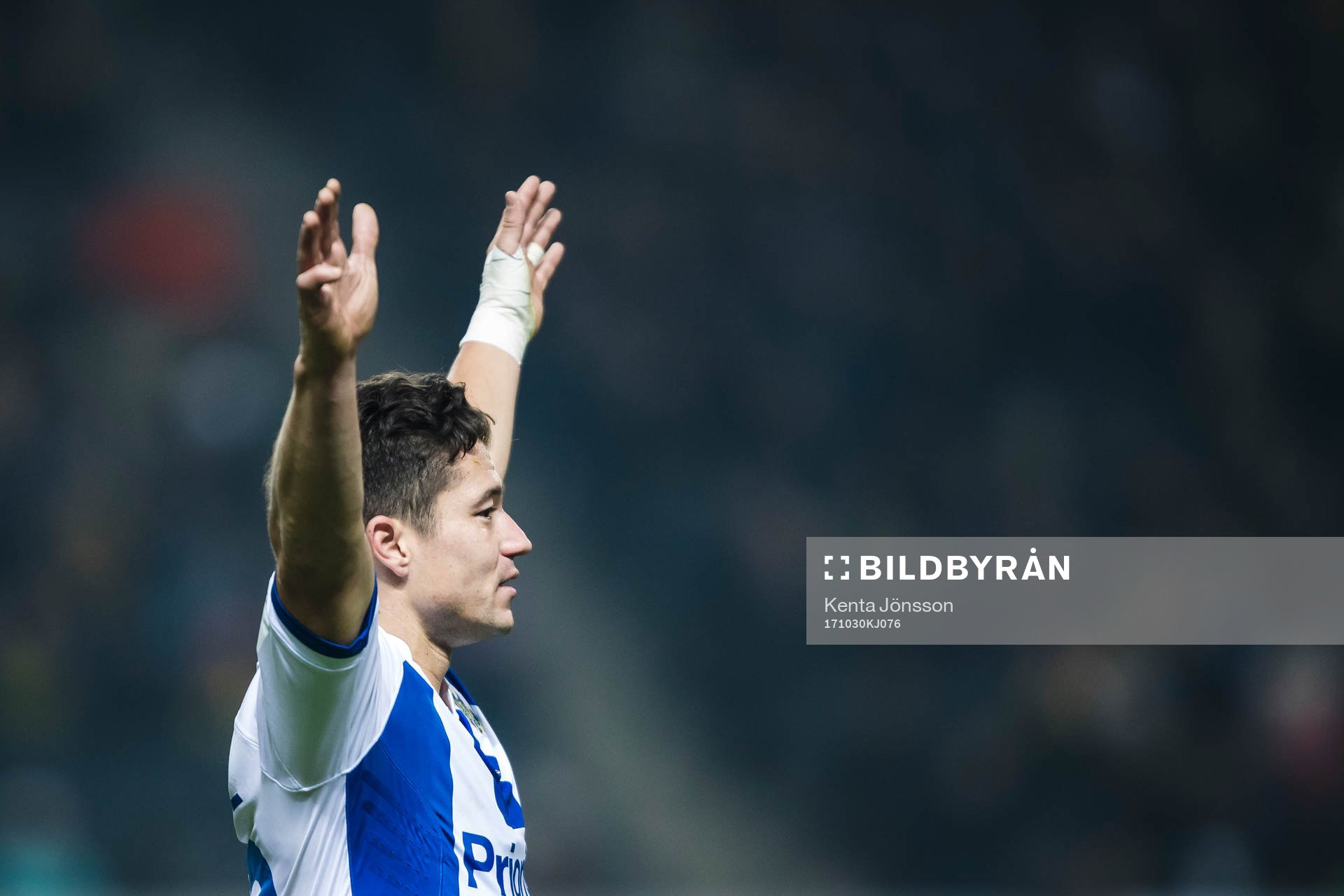 IFK Göteborgs David Boo Wiklander gestikulerar