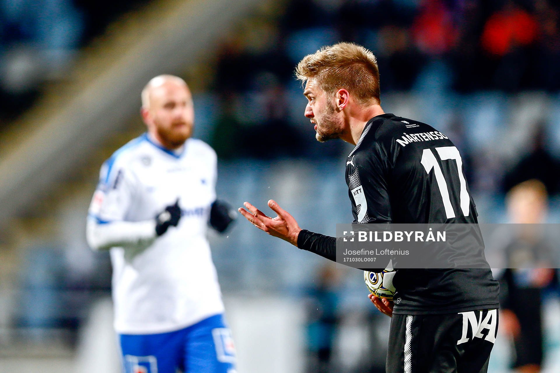 Örebros Johan Mårtensson reagerar