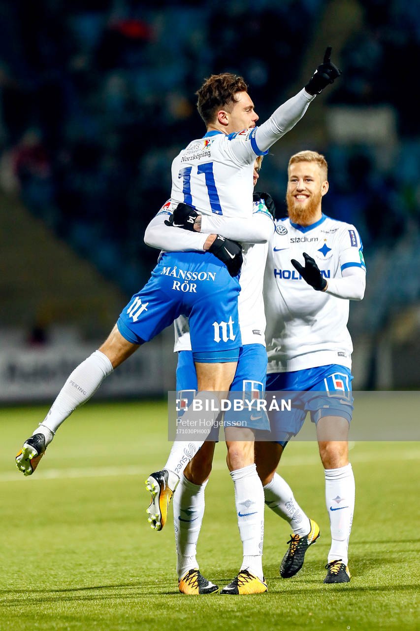 Norrköpings David Moberg Karlsson jublar