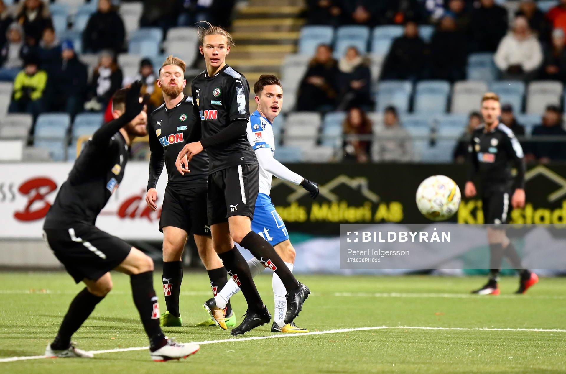 Målchans för Norrköpings David Moberg Karlsson