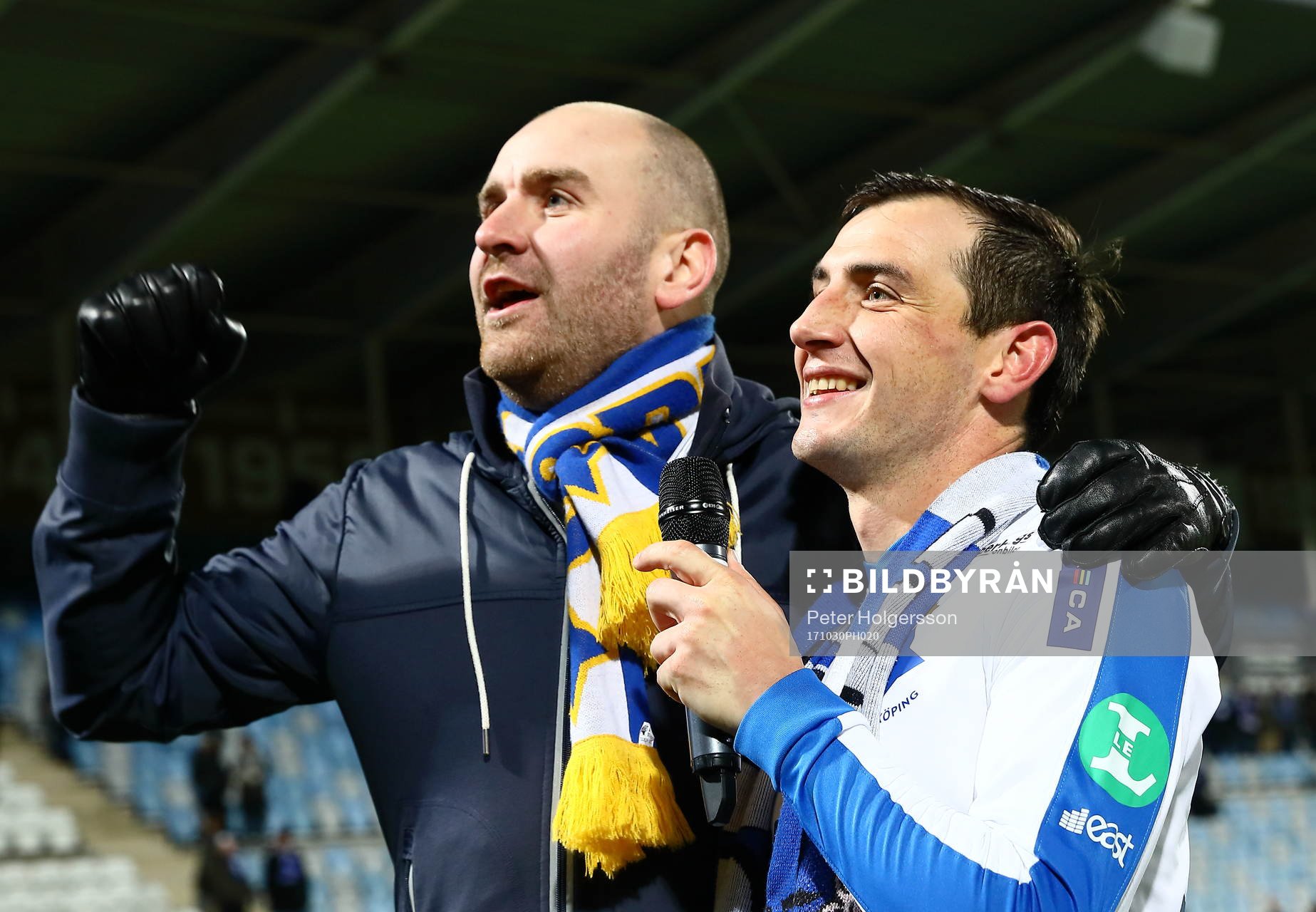 Pontus Franzén med Norrköpings Nikola Tkalcic