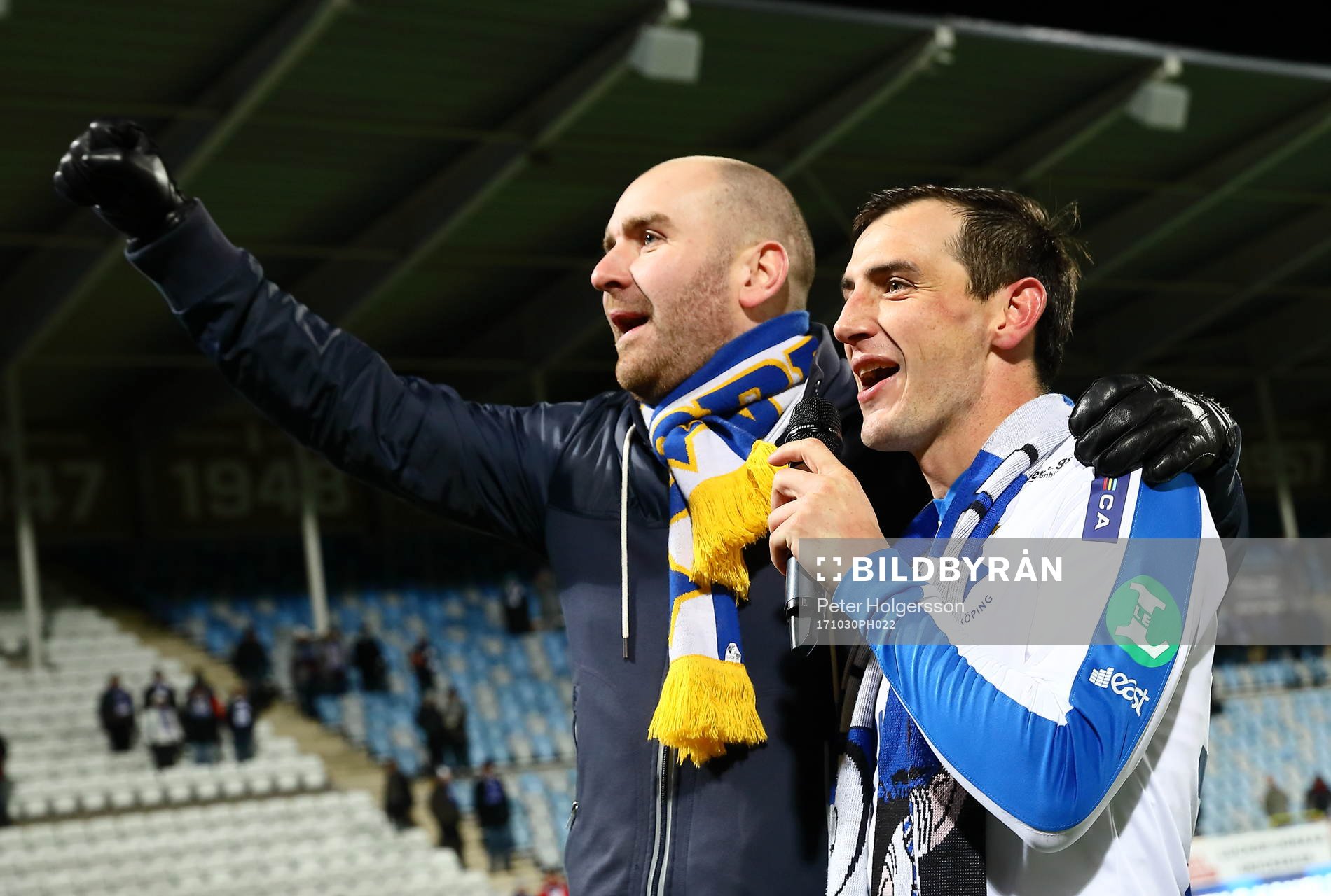 Pontus Franzén med Norrköpings Nikola Tkalcic