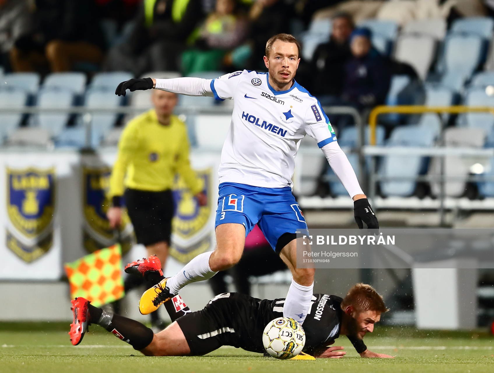 Norrköpings Jón Gudni Fjóluson och Örebros Johan