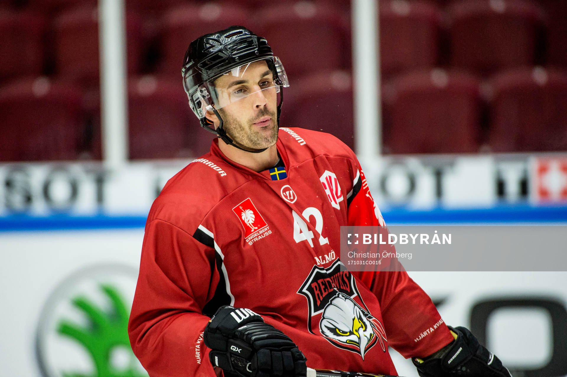Niklas Arell of Malmö Redhawks
