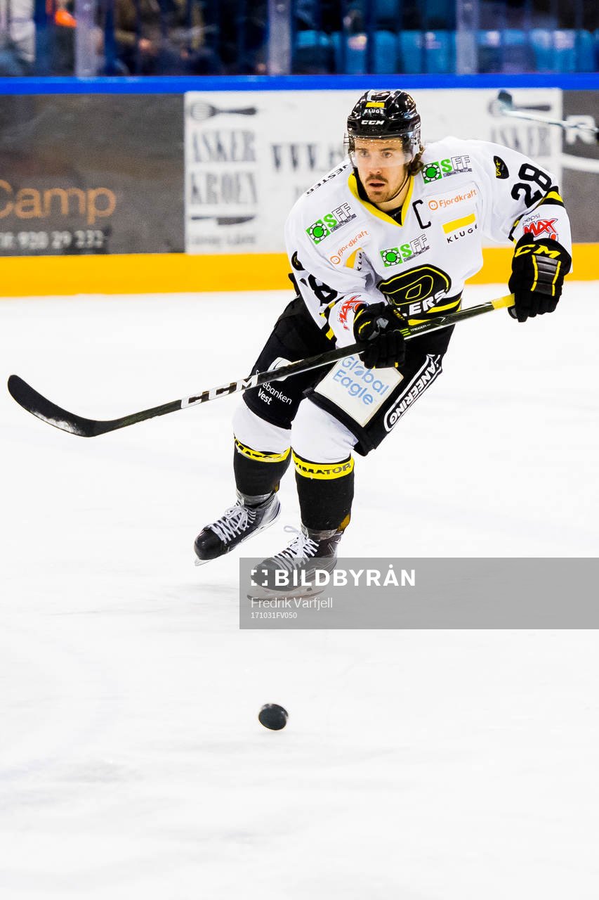 Kristian Forsberg of Stavanger Oilers