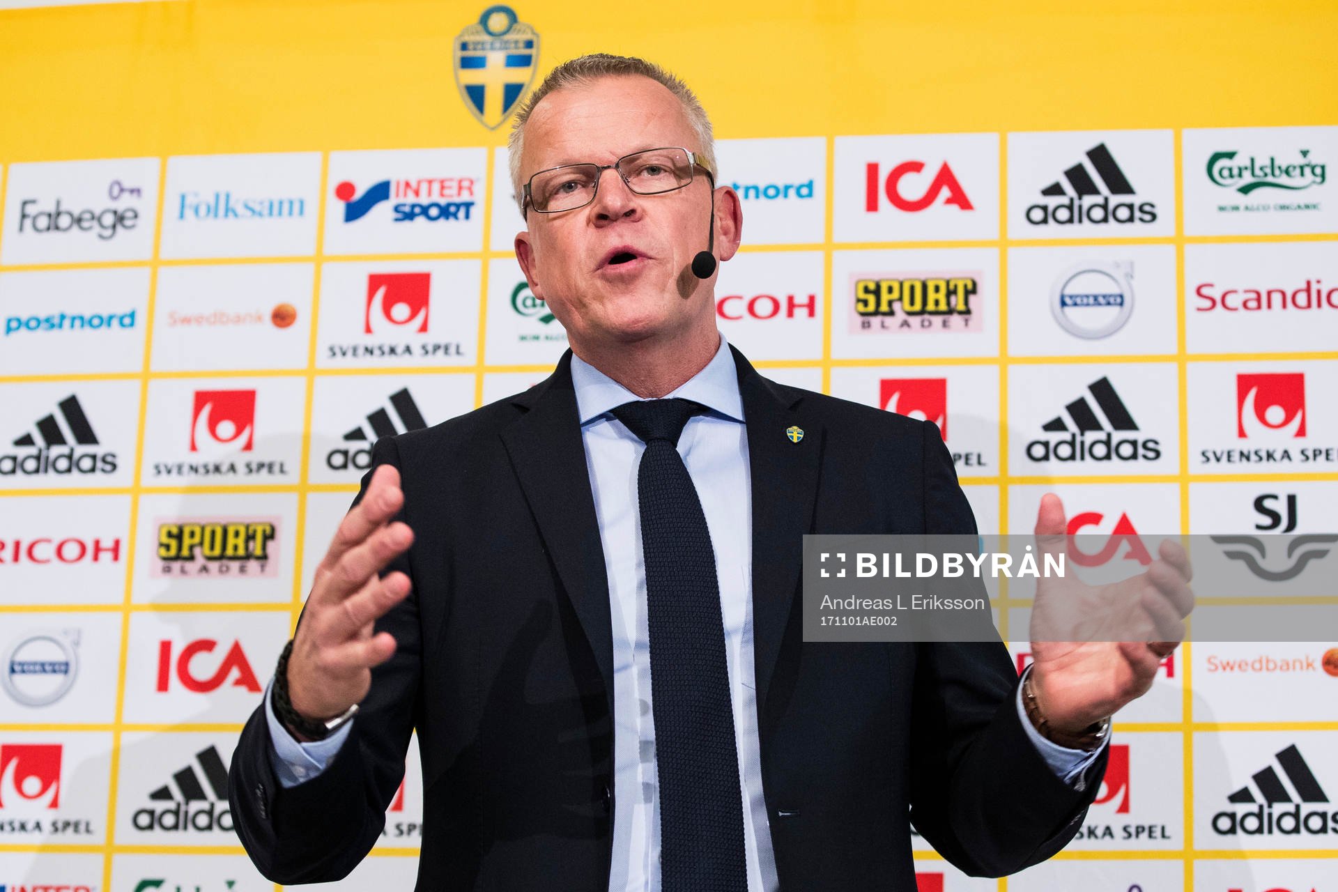 Sveriges förbundskapten Janne Andersson
