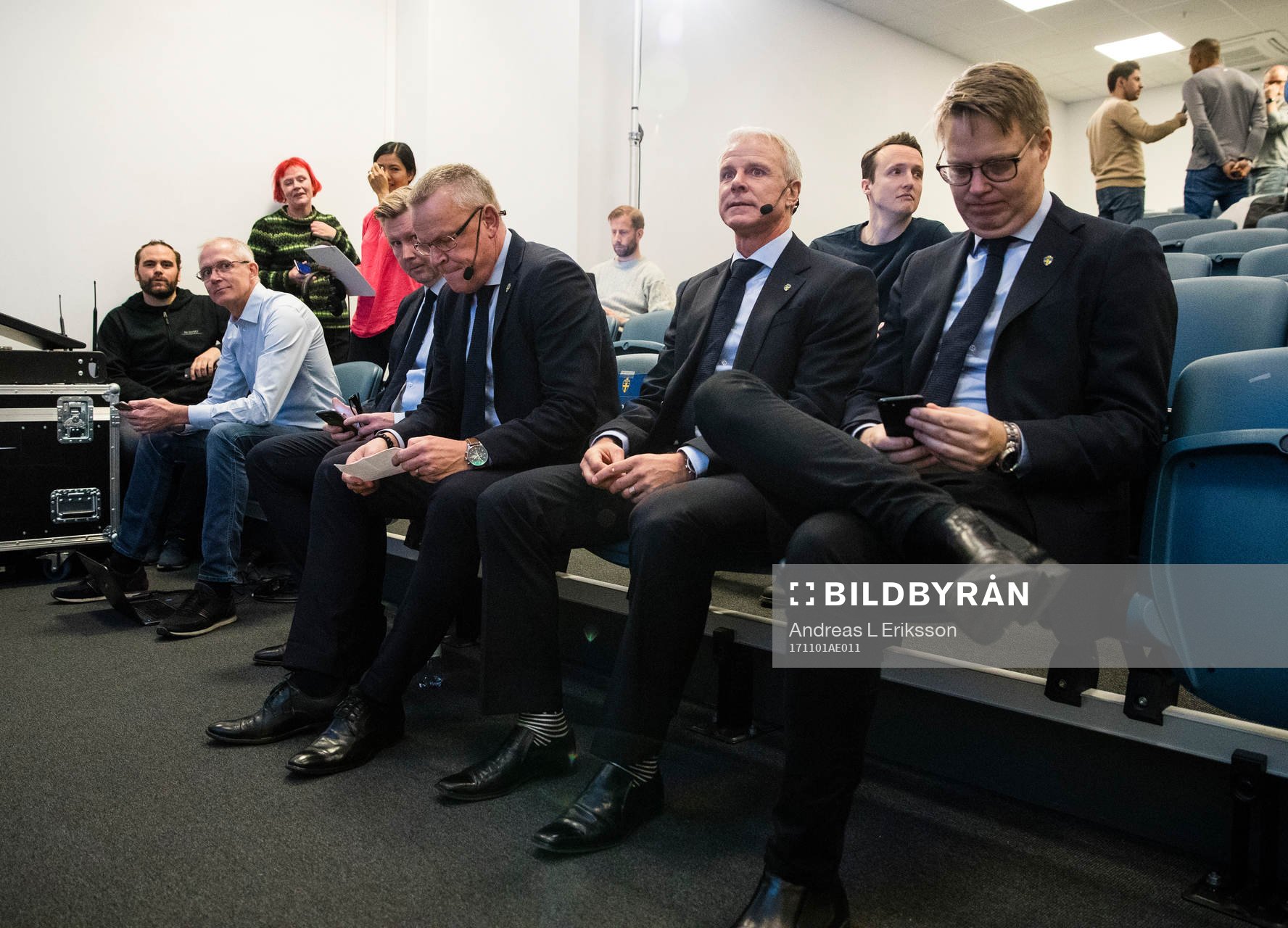 Sveriges förbundskapten Janne Andersson, Roland Nilsson,