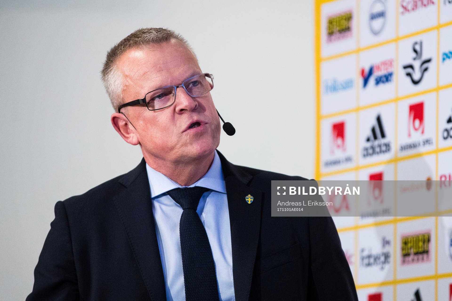 Sveriges förbundskapten Janne Andersson