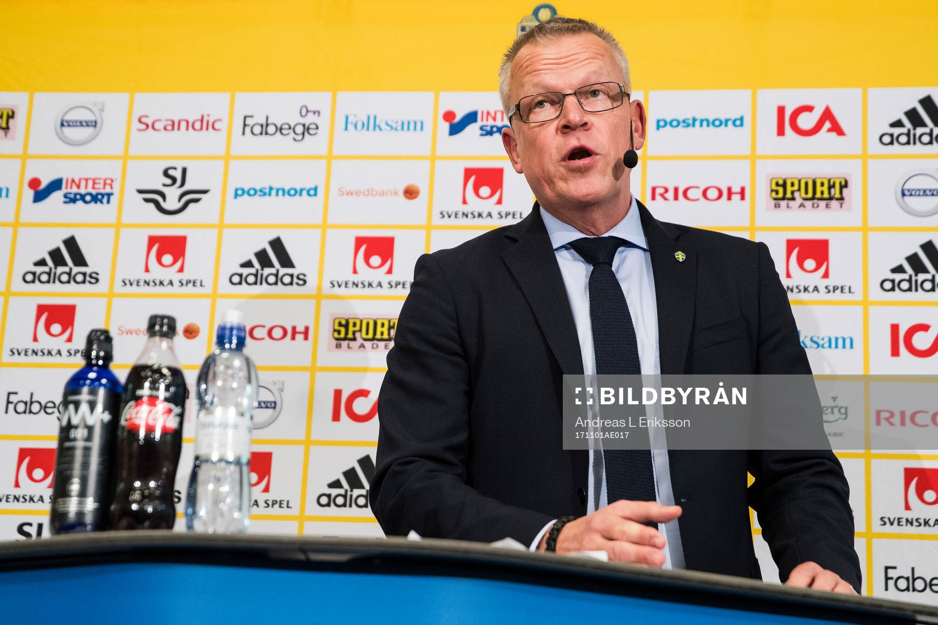 Sveriges förbundskapten Janne Andersson