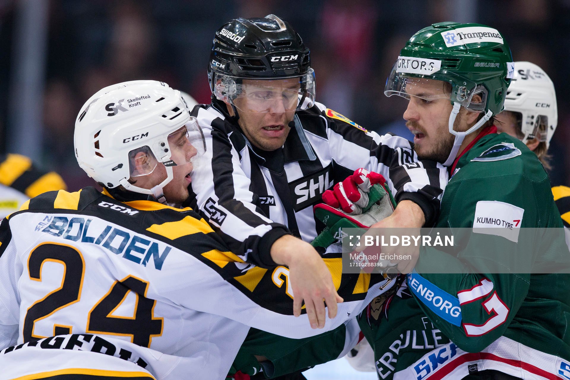 Skellefteås Andreas Wingerli och Frölundas Sebastian