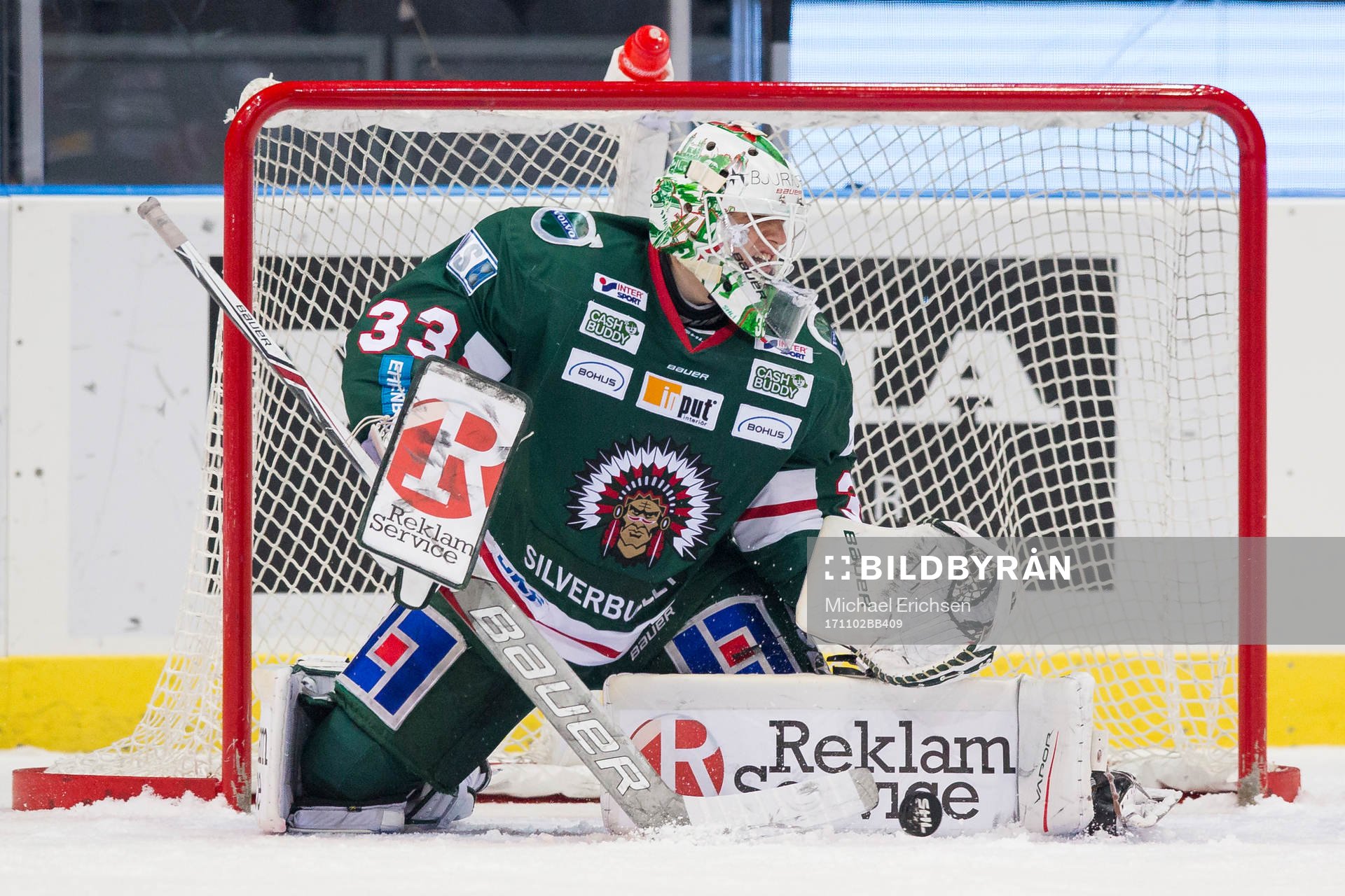 Frölundas målvakt Johan Mattsson