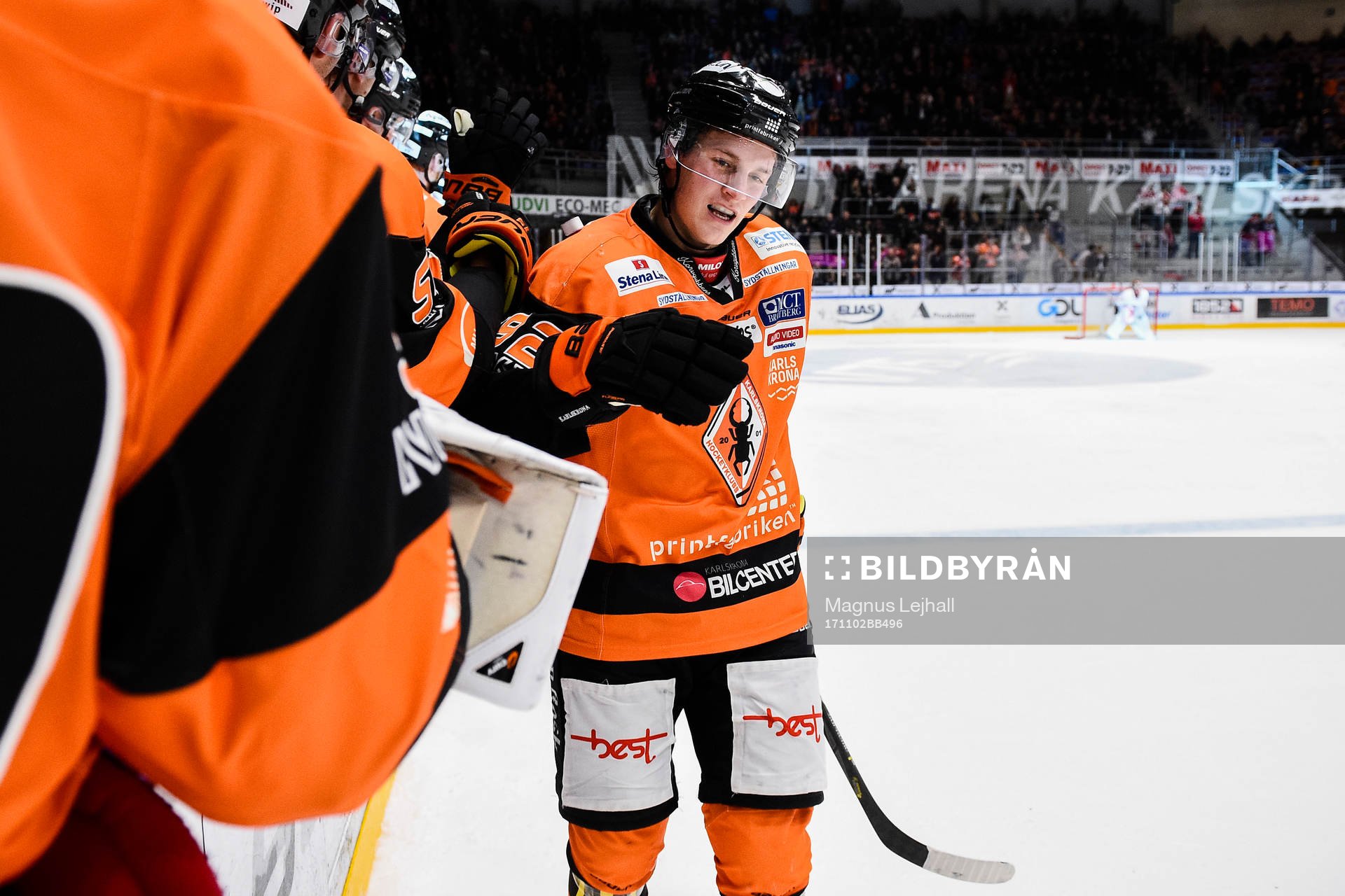 Karlskronas Henrik Törnqvist jublar