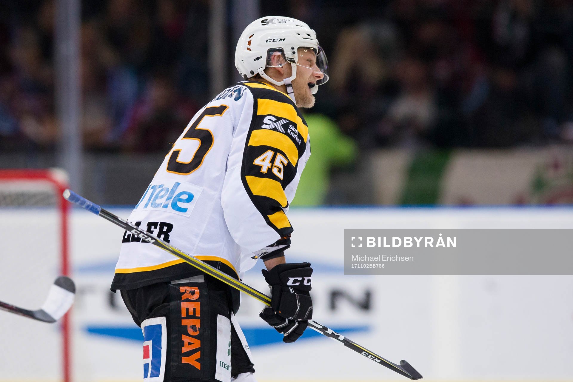 Skellefteå Oscar Möller jublar