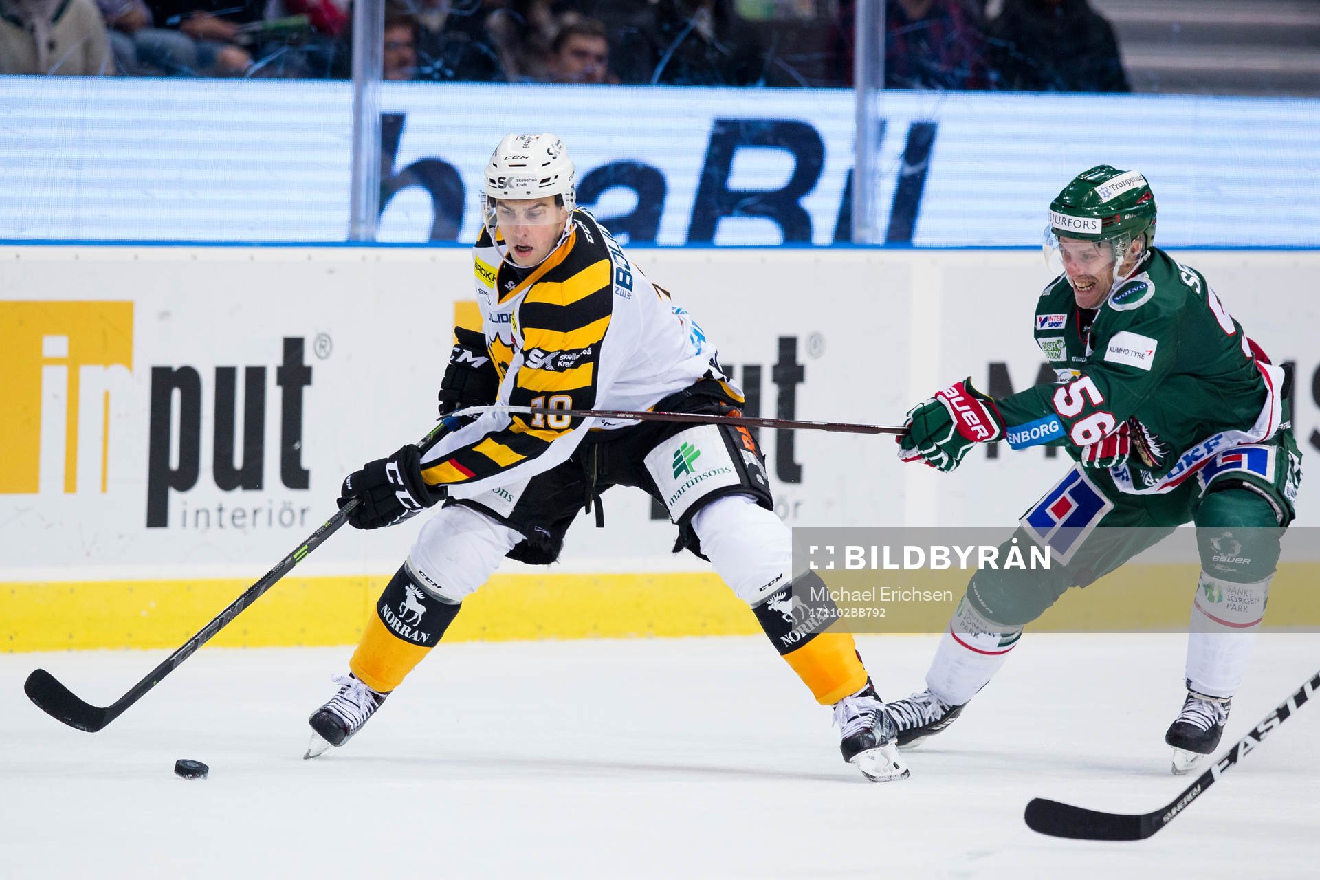 Skellefteås Joakim Lindström mot Frölundas Jonathan