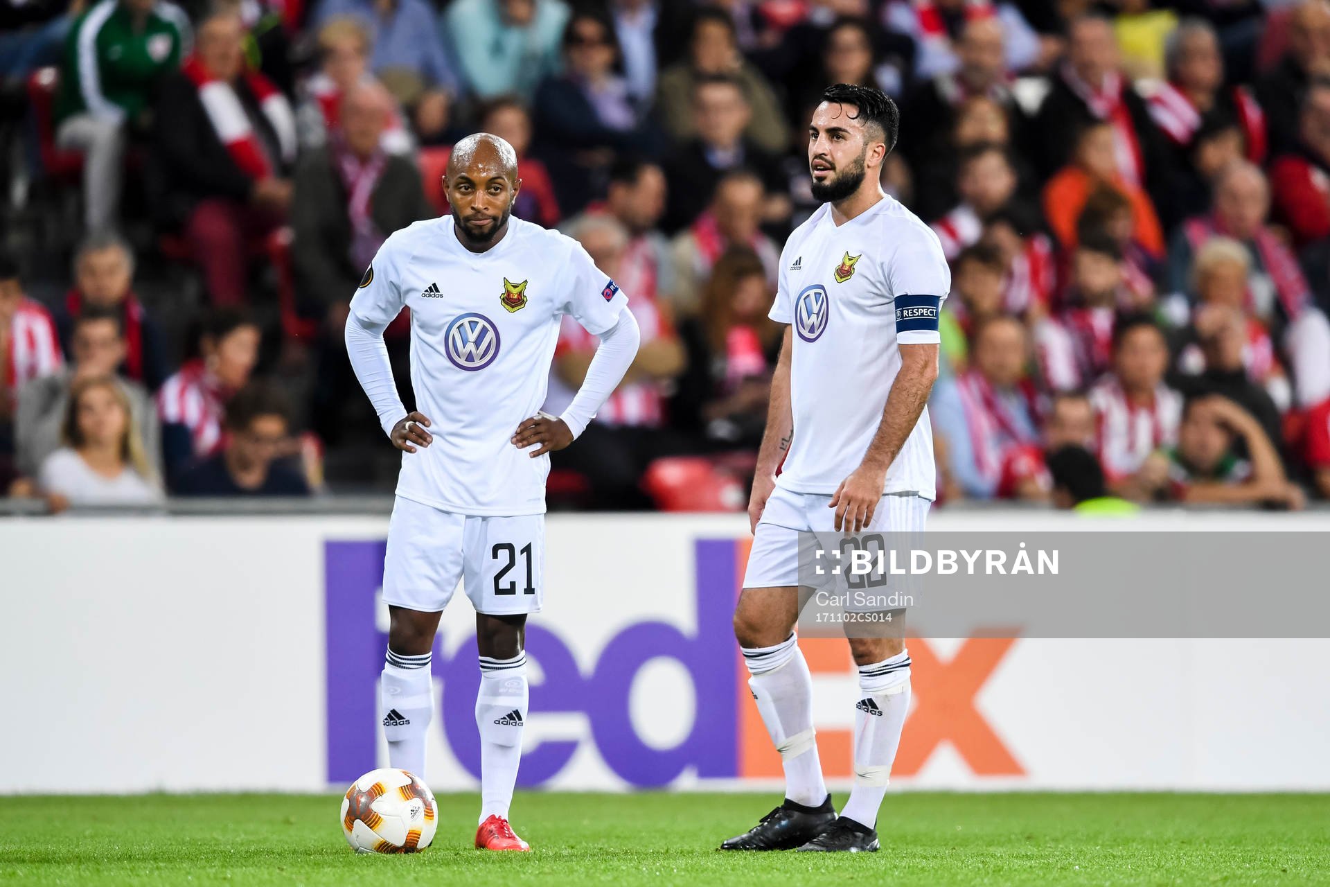 Östersunds Fouad Bachirou och Brwa Nouri