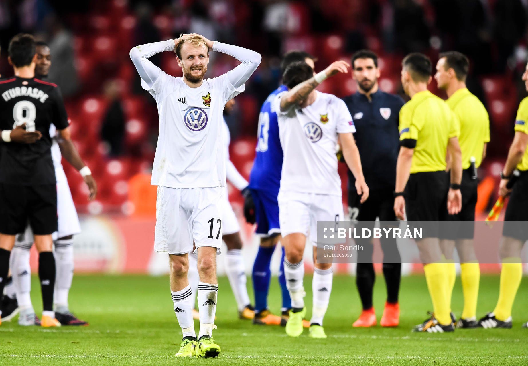 Östersunds Curtis Edwards deppar
